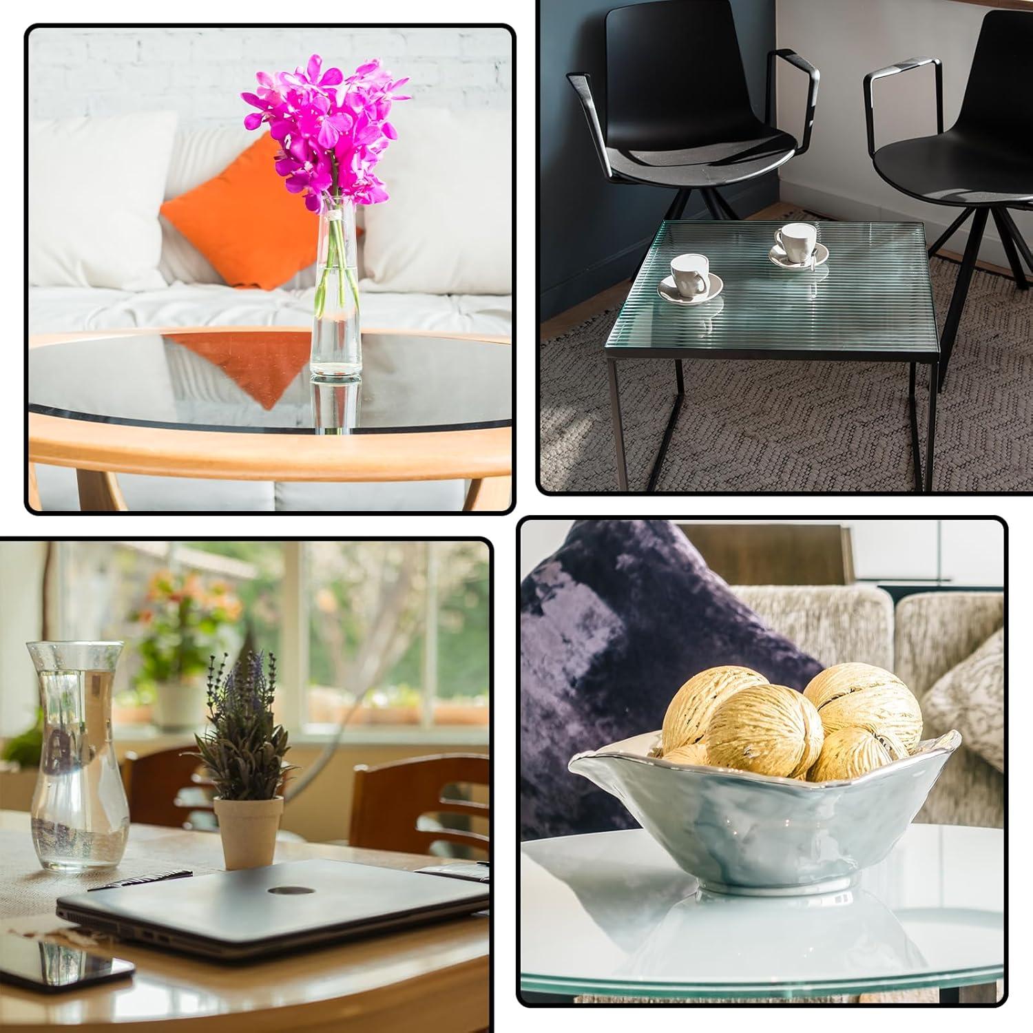 30 Almohadillas Antideslizantes de Vidrio EupHHonycs 1.5cm