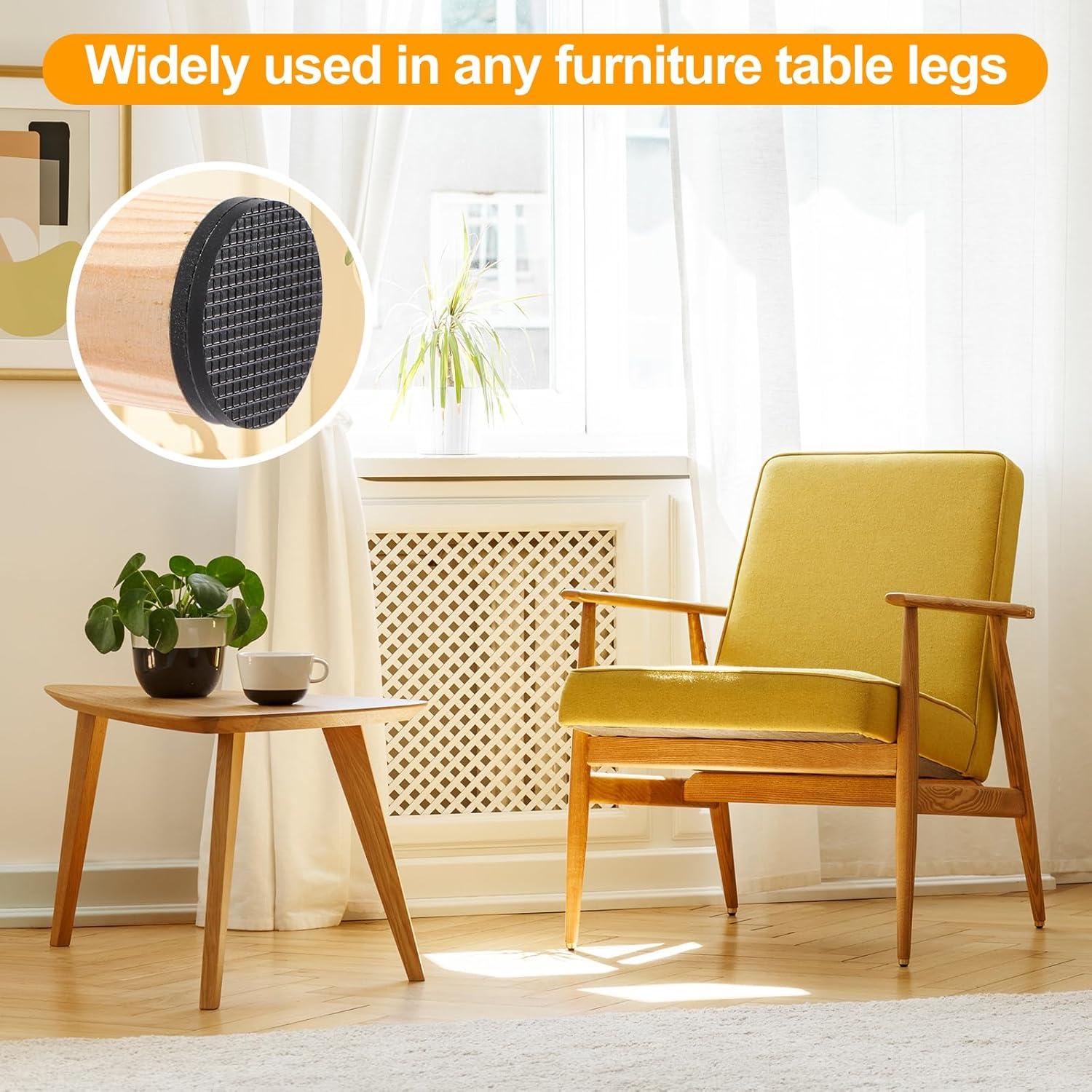 Almohadillas Antideslizantes CHUNZEXI 48 Piezas 2.54 cm Redondas