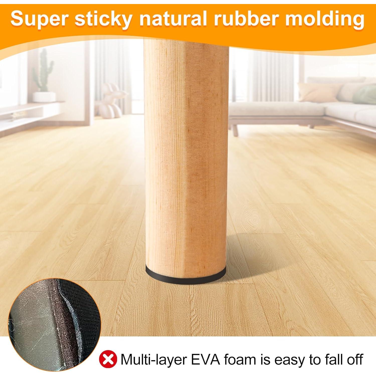 Almohadillas Antideslizantes CHUNZEXI 48 Piezas 2.54 cm Redondas