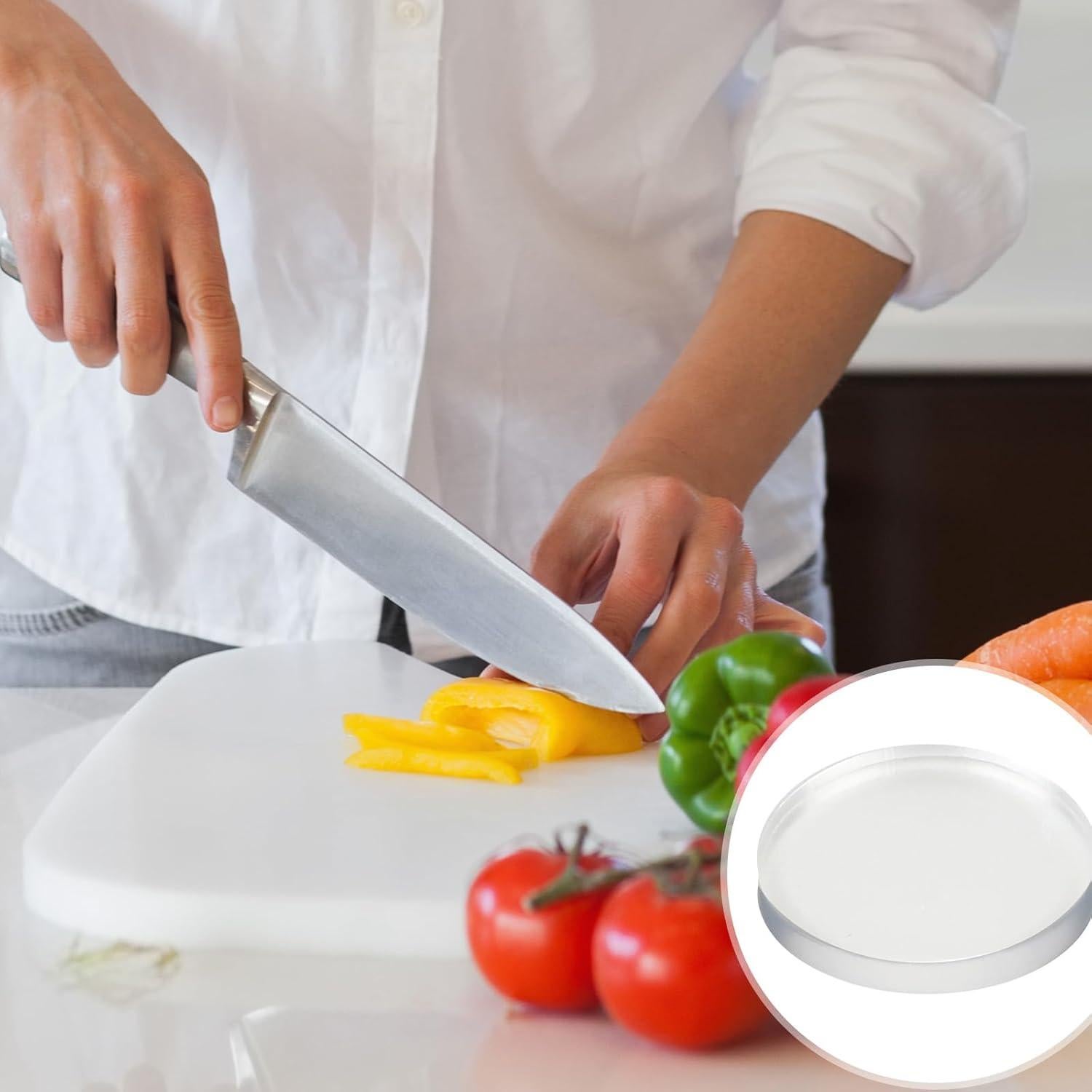 72 Almohadillas Antideslizantes Silicona Transparente 15x2mm