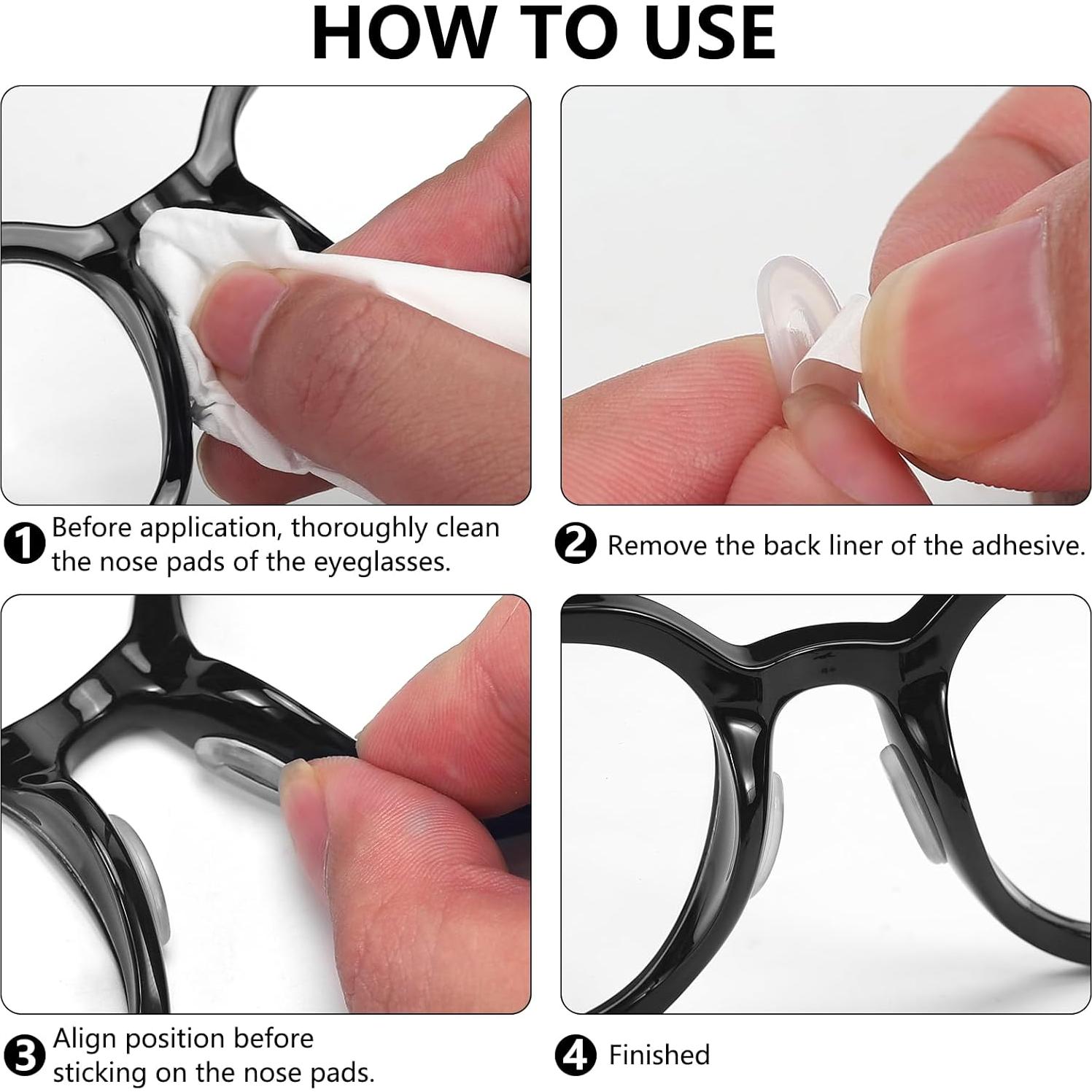 20 Pares Almohadillas de Nariz Silicona Antideslizantes YR