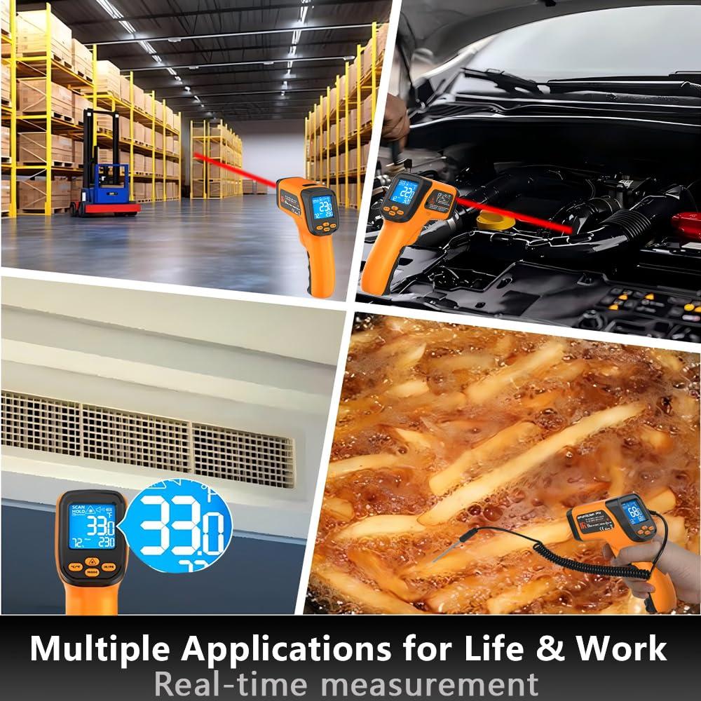 Termómetro Infrarrojo MOONASCEND K-JD-05 -50°C a 800°C