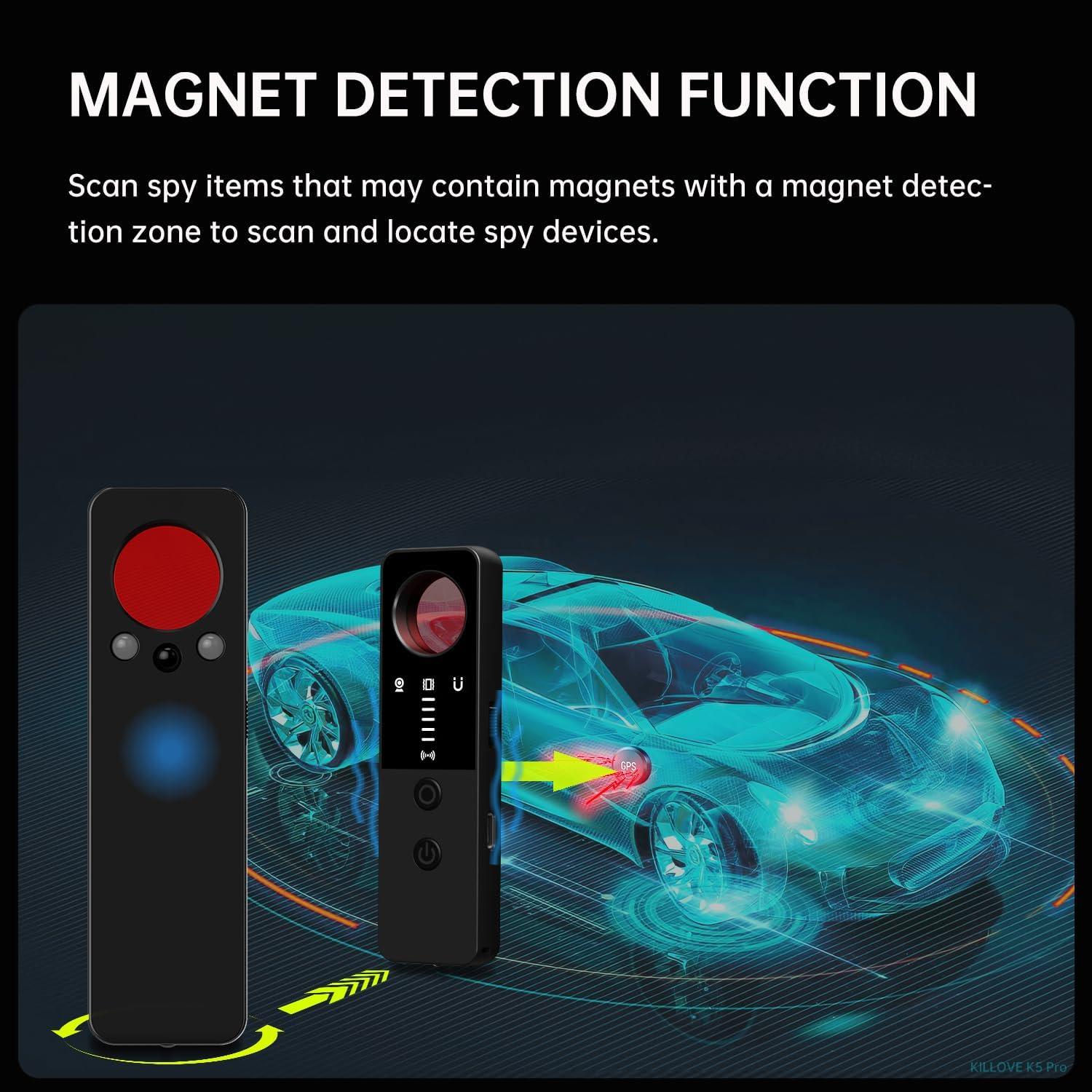 Detector de Cámaras Ocultas KILLOVE K5 Pro - Protección Privacidad