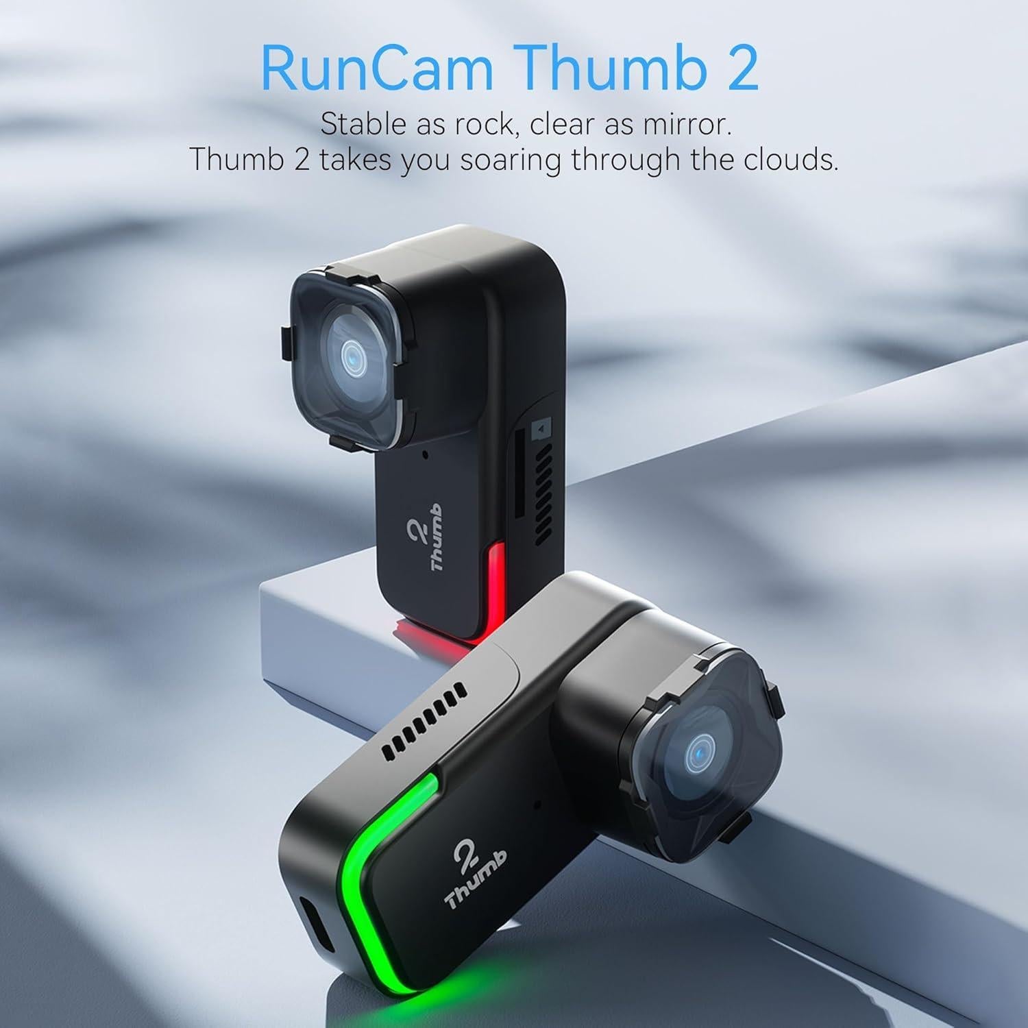 Cámara de acción RunCam Thumb Pro 4K 16g con filtro ND y SD 128GB