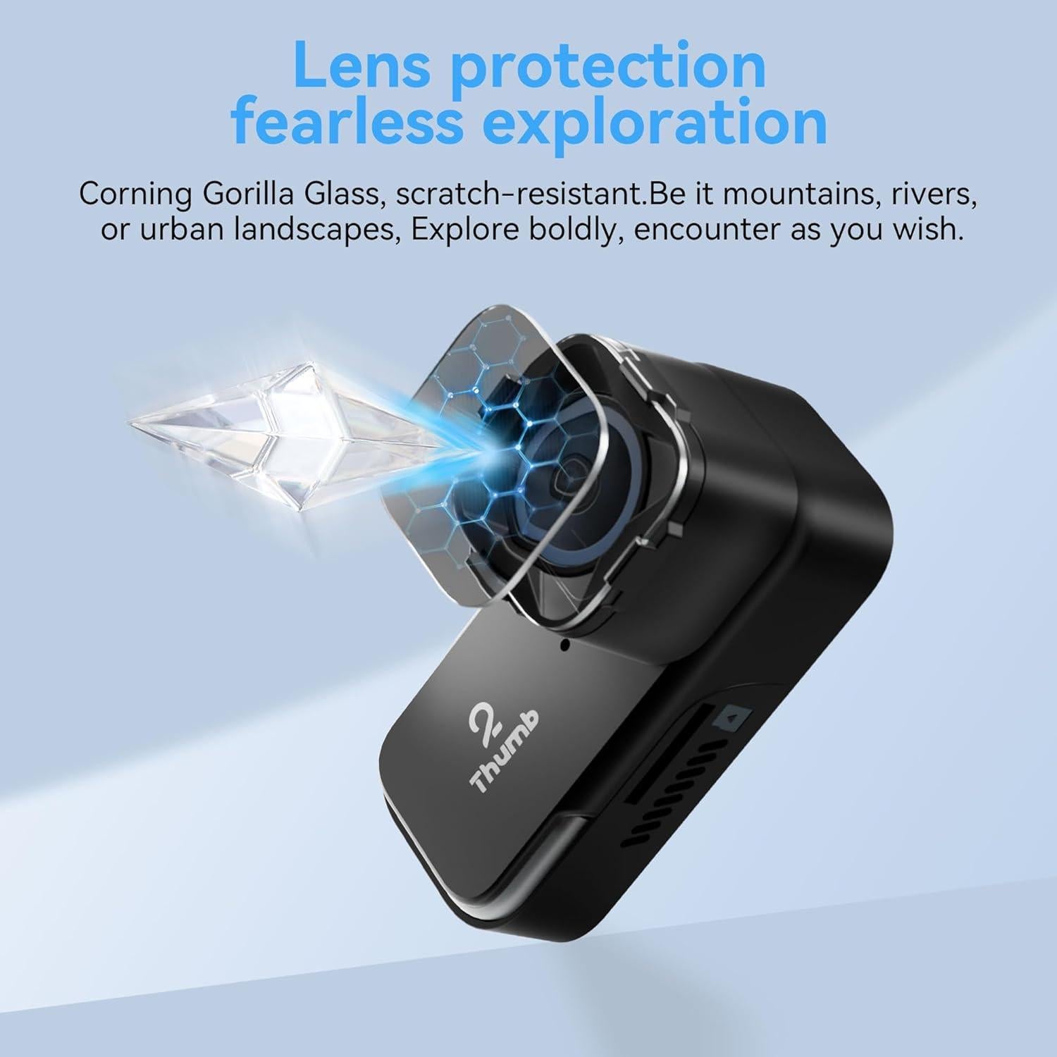 Cámara de acción RunCam Thumb Pro 4K 16g con filtro ND y SD 128GB