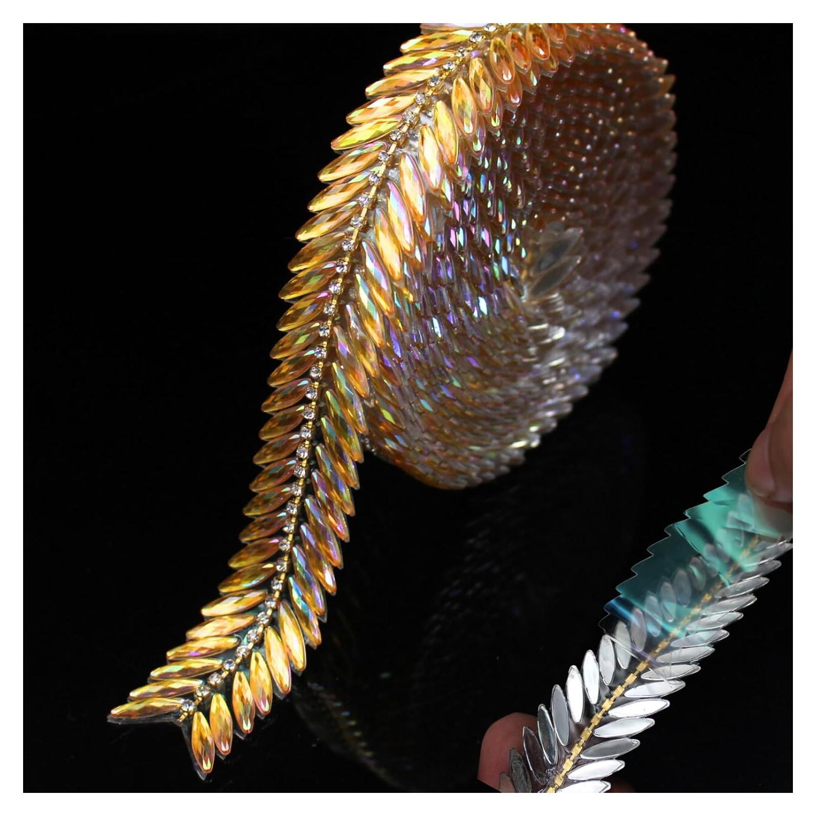 Cinta de Rincones Autoadhesiva Pearly Jun 91.44 cm Oro