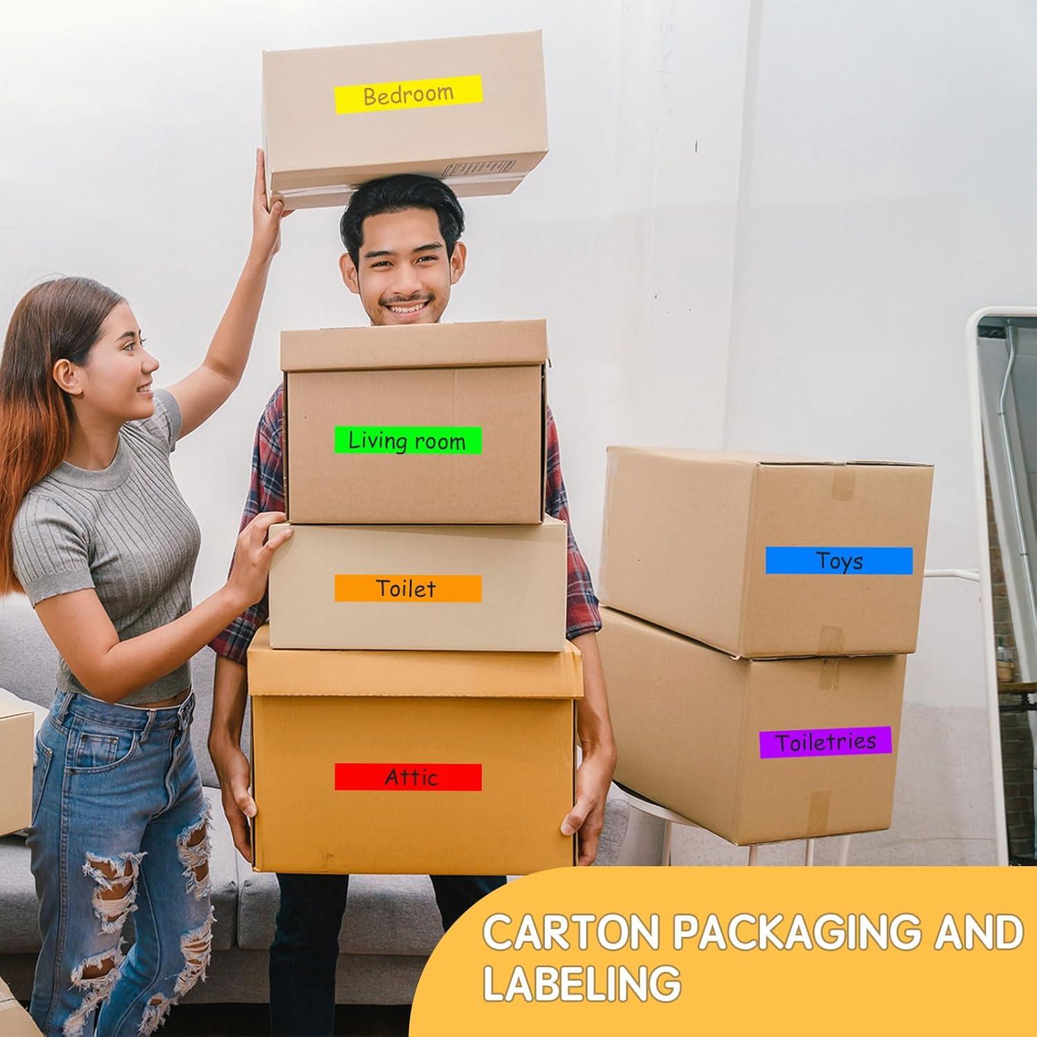 Cinta Adhesiva Multicolor SIKEDEPRO 6 Rollos 5.08 cm x 13.72 m