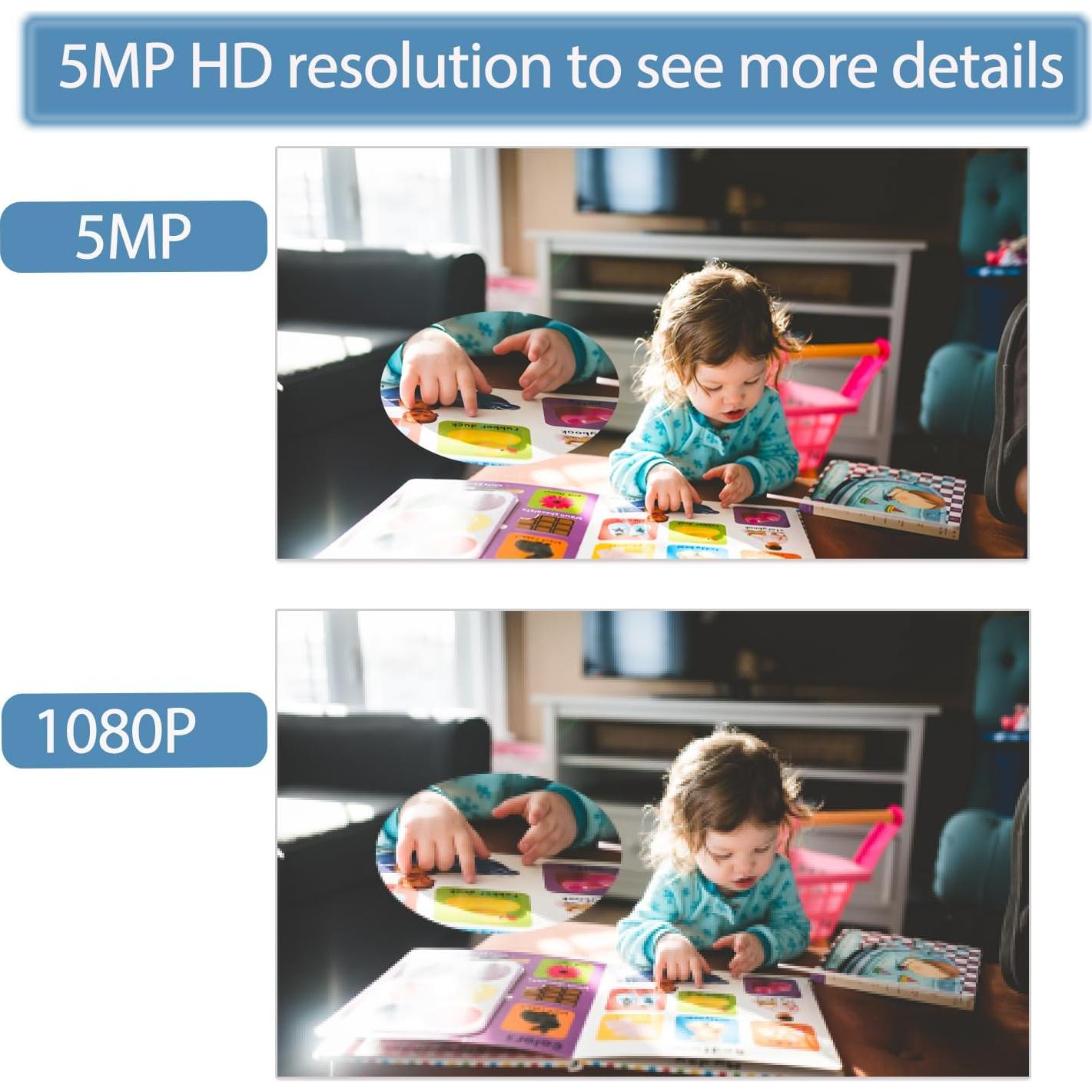 Cámara de Seguridad IP POE 5MP REVODATA Lente Ojo de Pez 180°