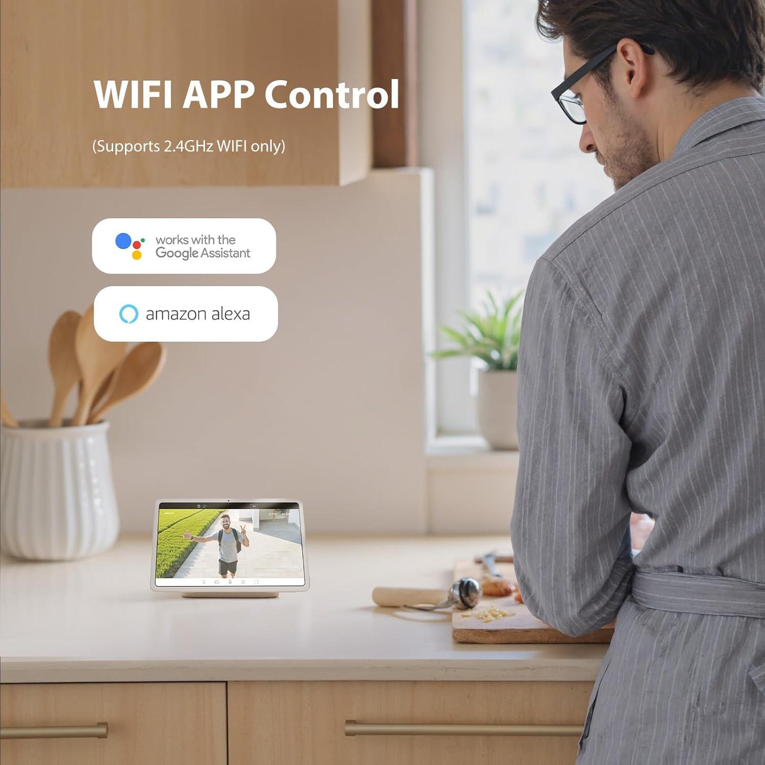 Cámara de Inundación Onforu 2K HD 55W con Luz y Alarma