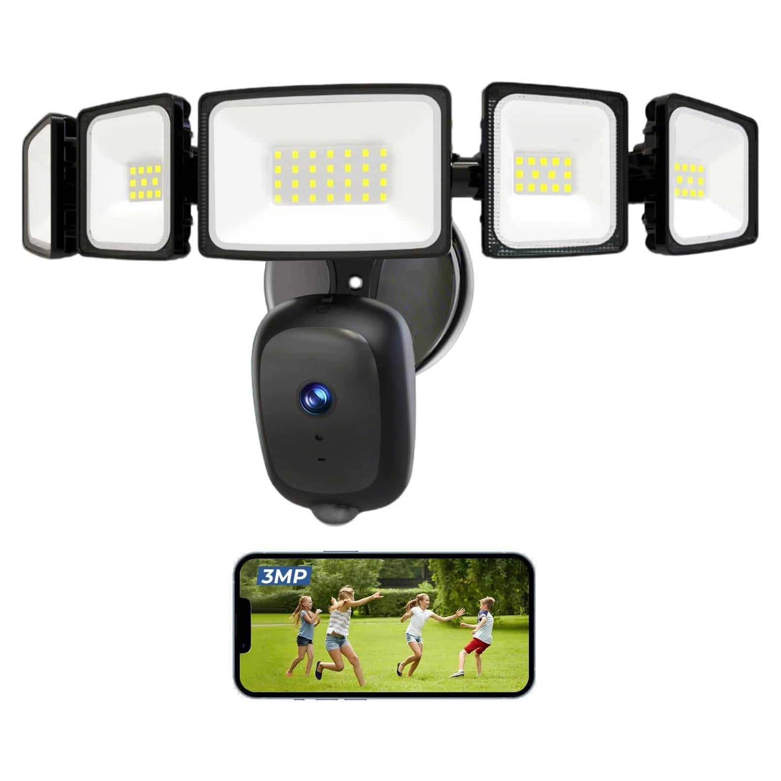 Cámara de Seguridad iMaihom Floodlight 2K QHD con Luz 5500LM