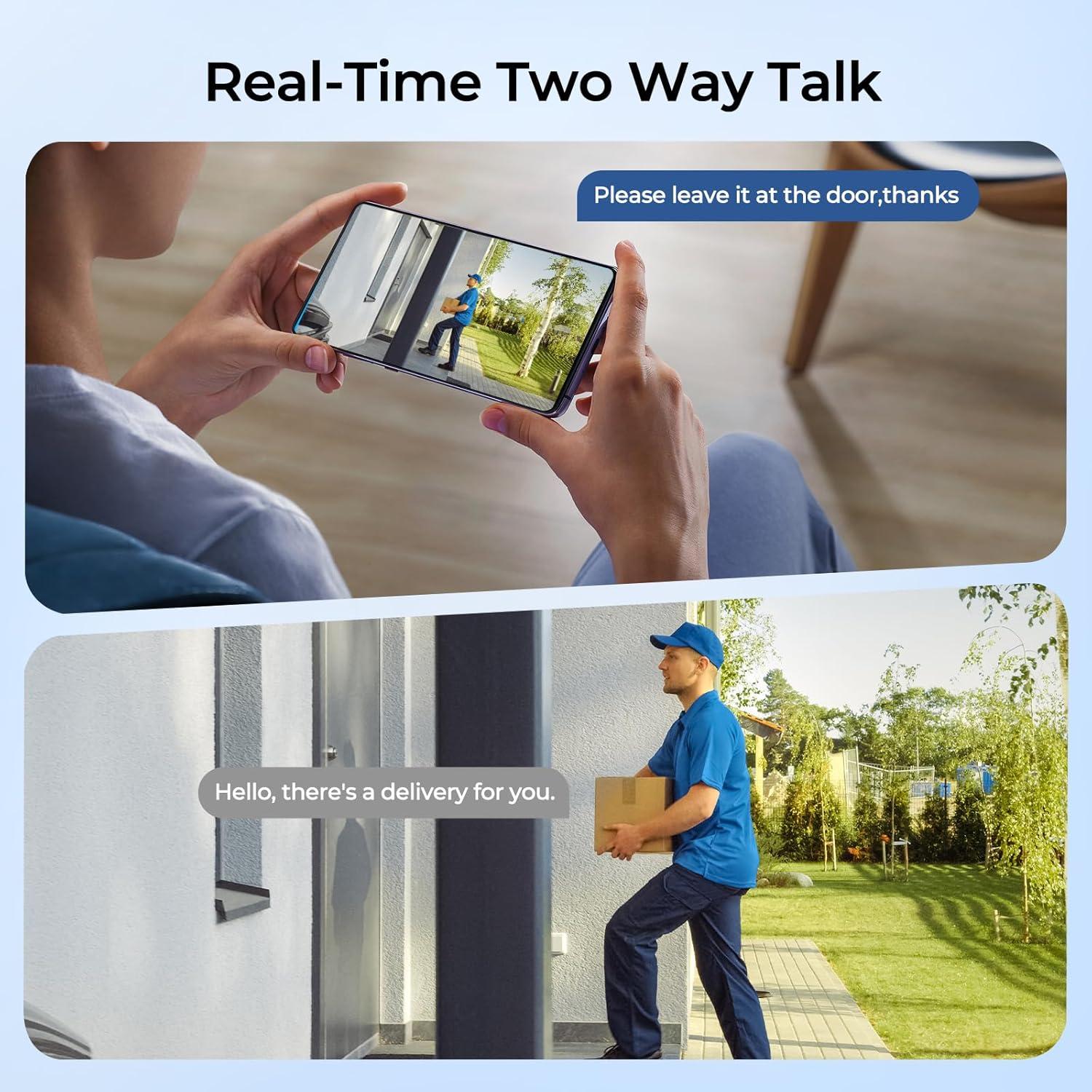 Cámara de Seguridad iMaihom Floodlight 2K QHD con Luz 5500LM