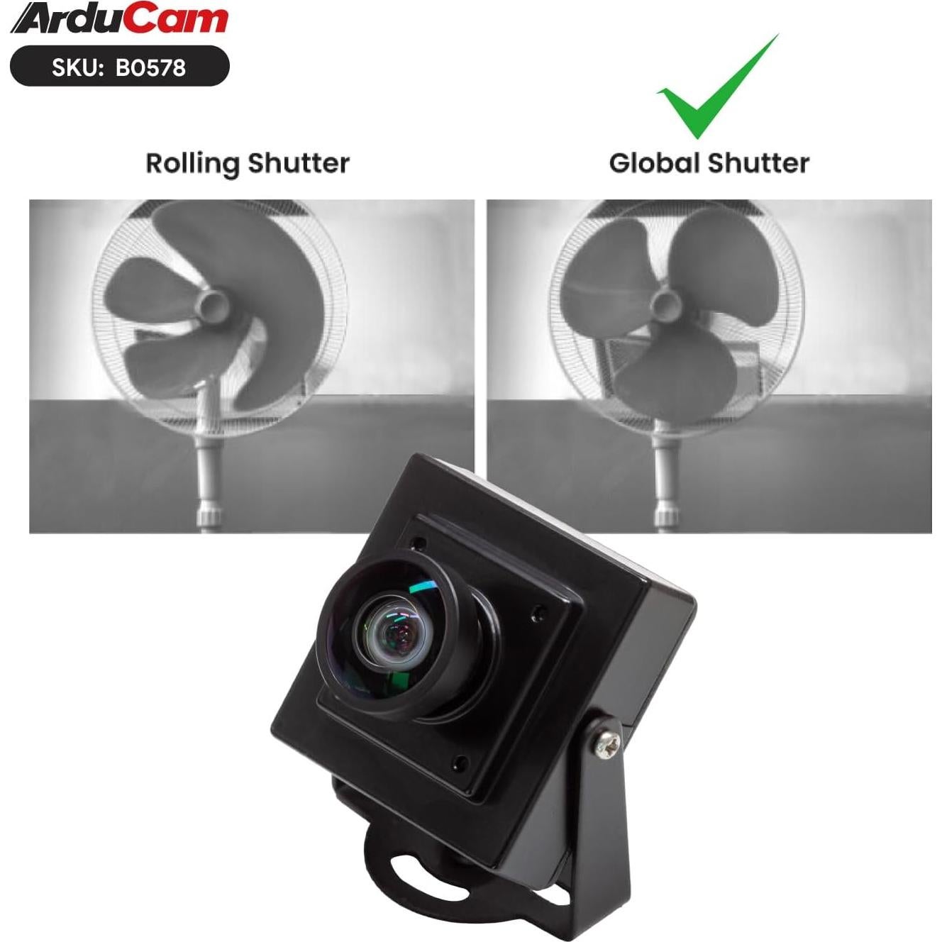 Módulo de Cámara USB Arducam 2.3MP Gran Angular 1080p