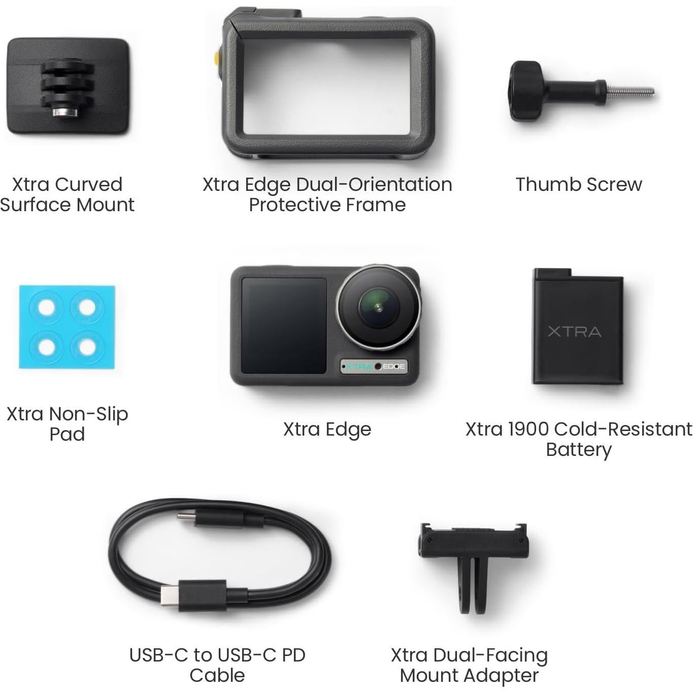 Cámara de Acción Xtra Edge 4K Hiper Estabilización Impermeable