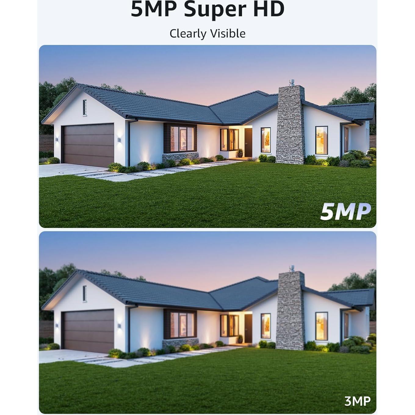 Cámaras de Seguridad Inalámbricas ANNKE 5MP - Paquete de 2