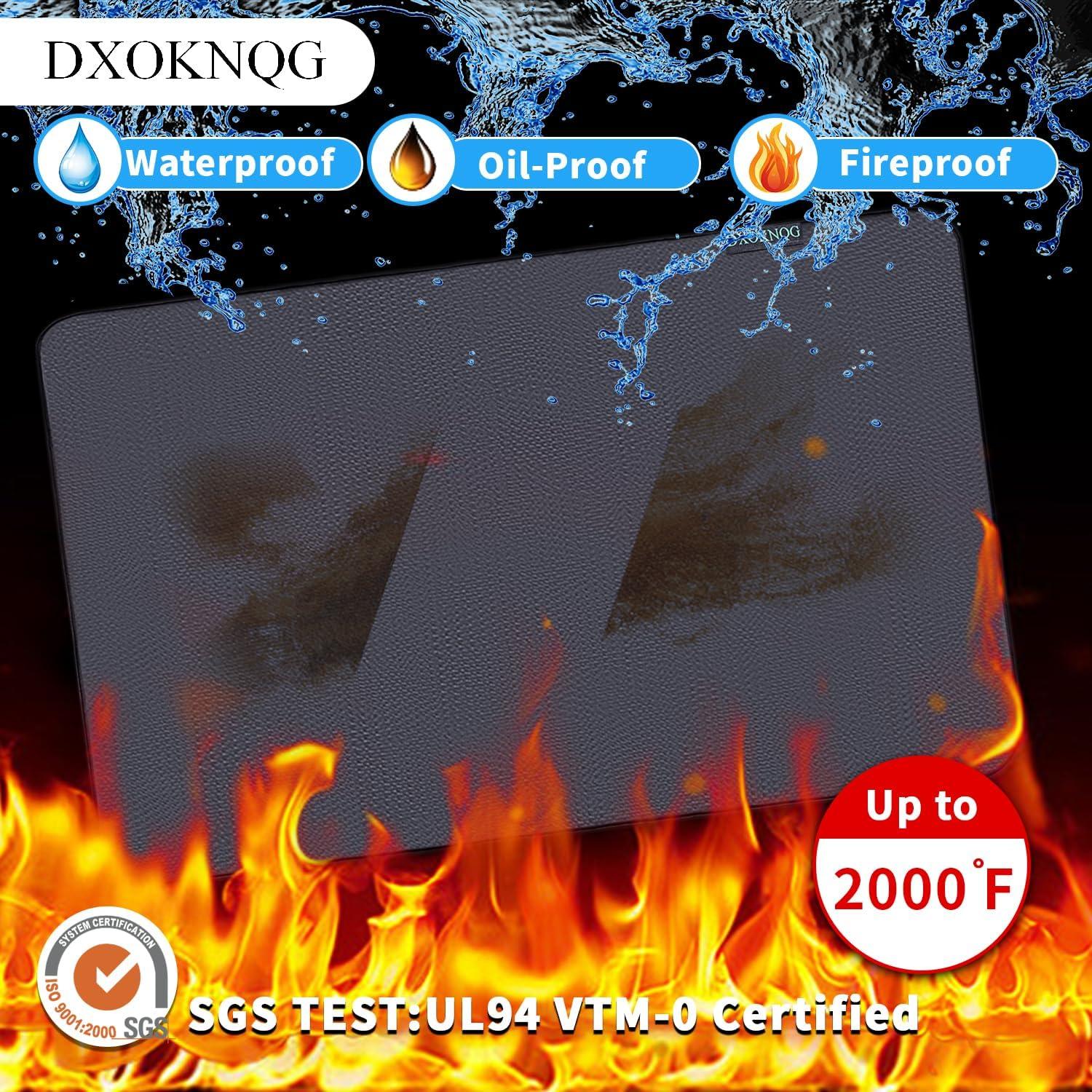 Alfombrilla de Barbacoa a Prueba de Fuego DXOKNQG 193x122 cm