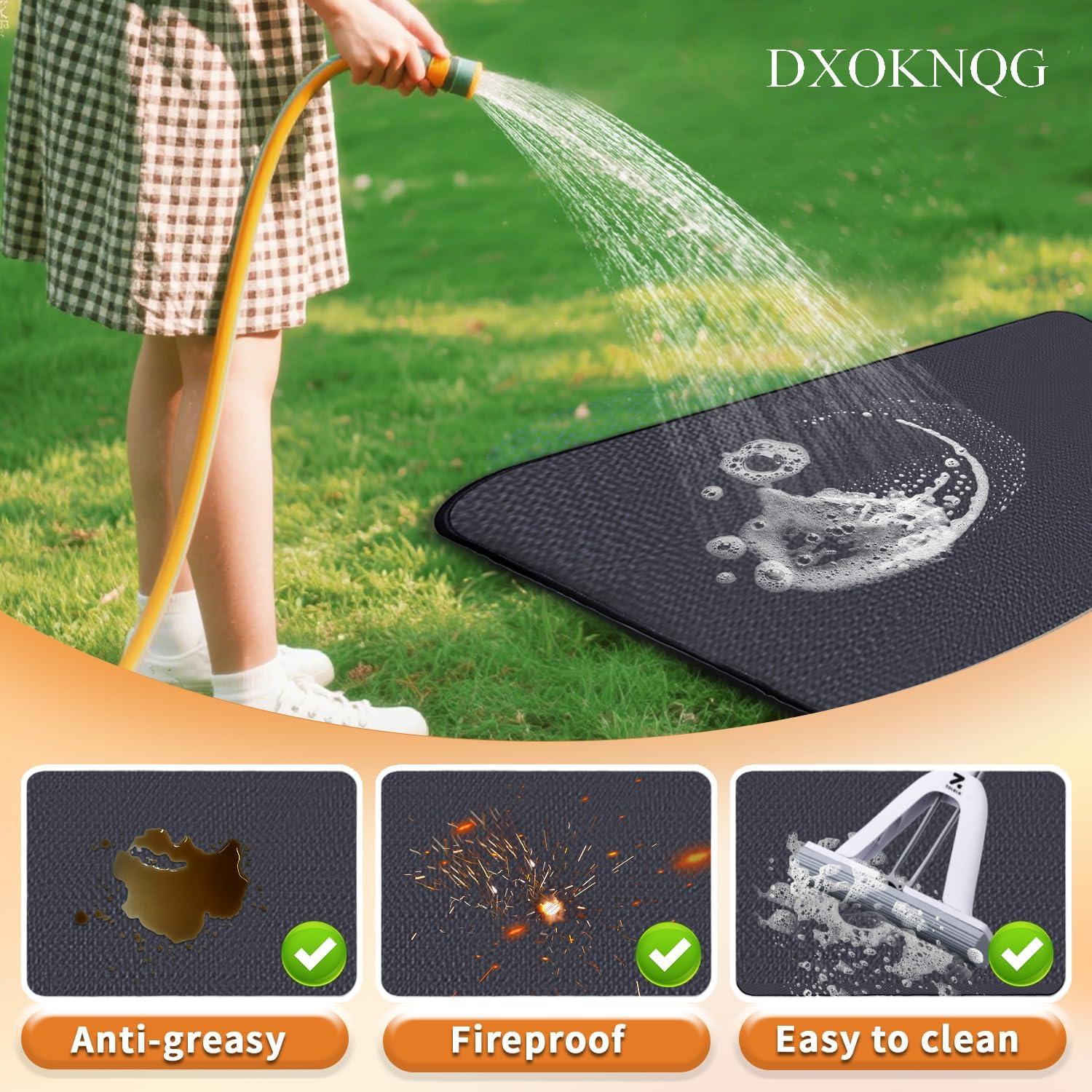 Alfombrilla de Barbacoa a Prueba de Fuego DXOKNQG 193x122 cm