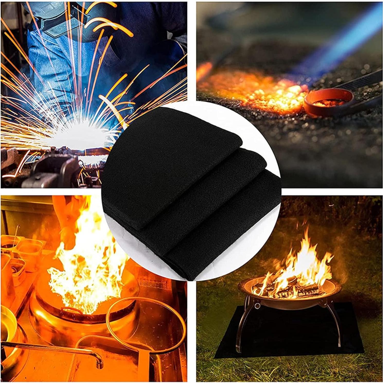 Manta Ignífuga RUNGEASINI 100x100cm Retardante de Llama