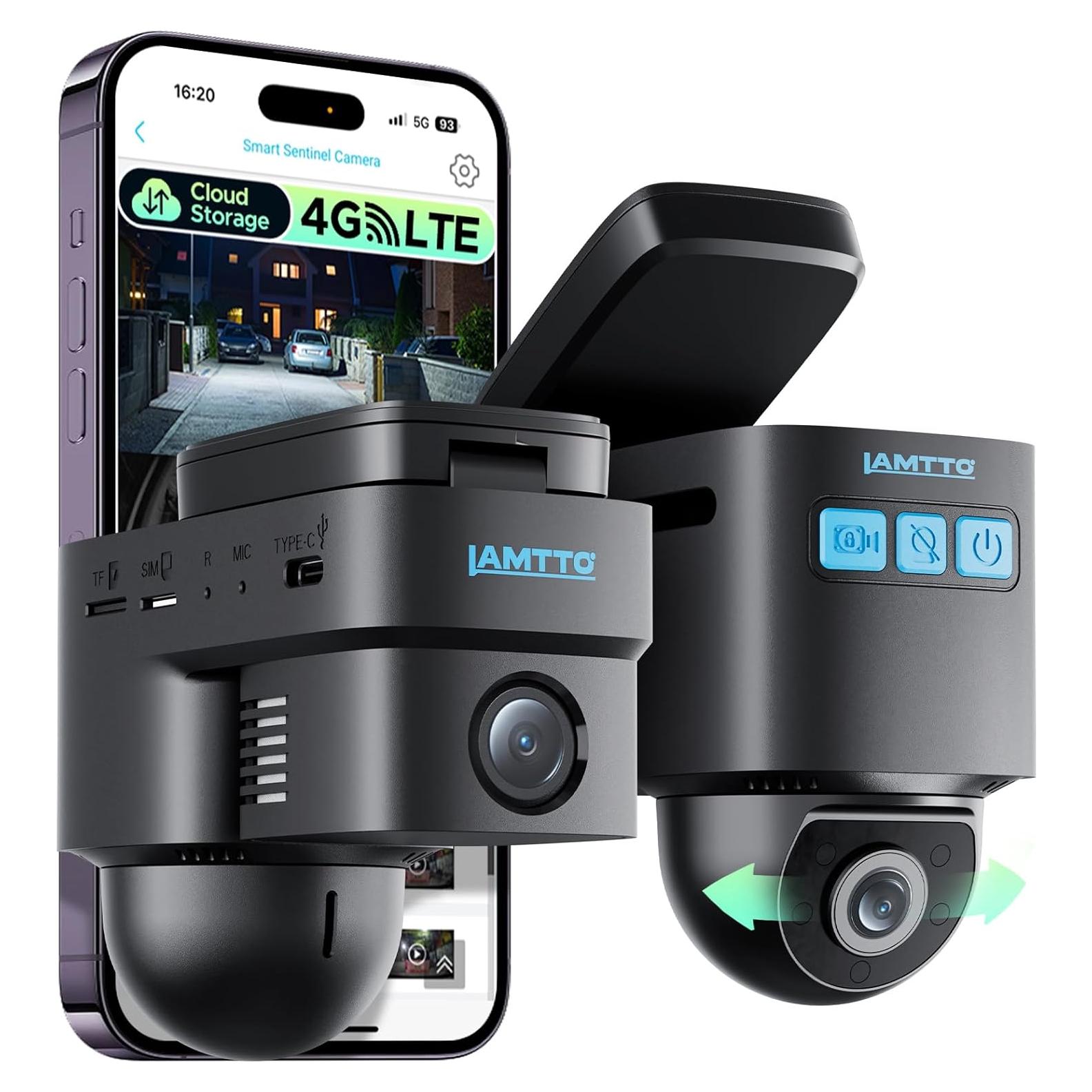 Cámara de Salpicadero 4G LTE LAMTTO con GPS y Nube