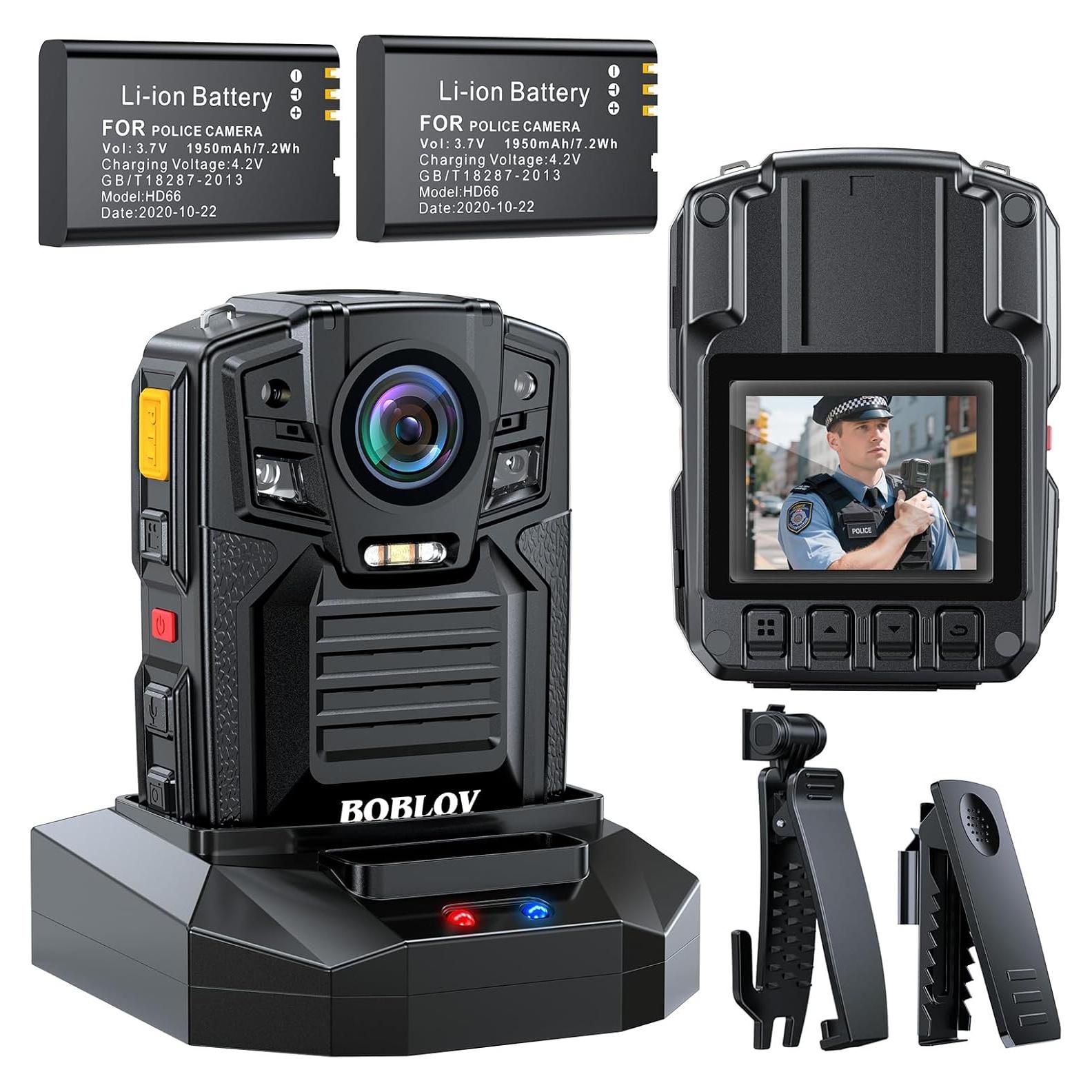 Cámara Corporal BOBLOV D7 2K 128GB Impermeable IP68