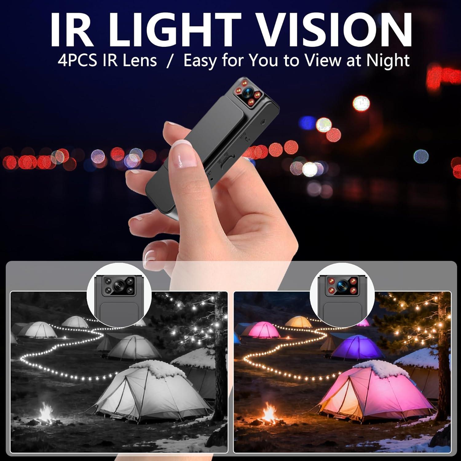 Cámara Corporal Intepoll SCAM-T004 1080P Magnética Compacta