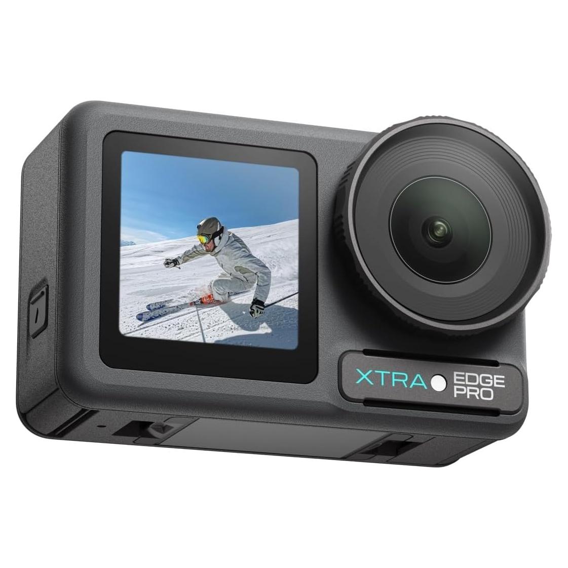 Cámara de Acción Xtra Edge Pro 4K Resistente al Agua 19.81m