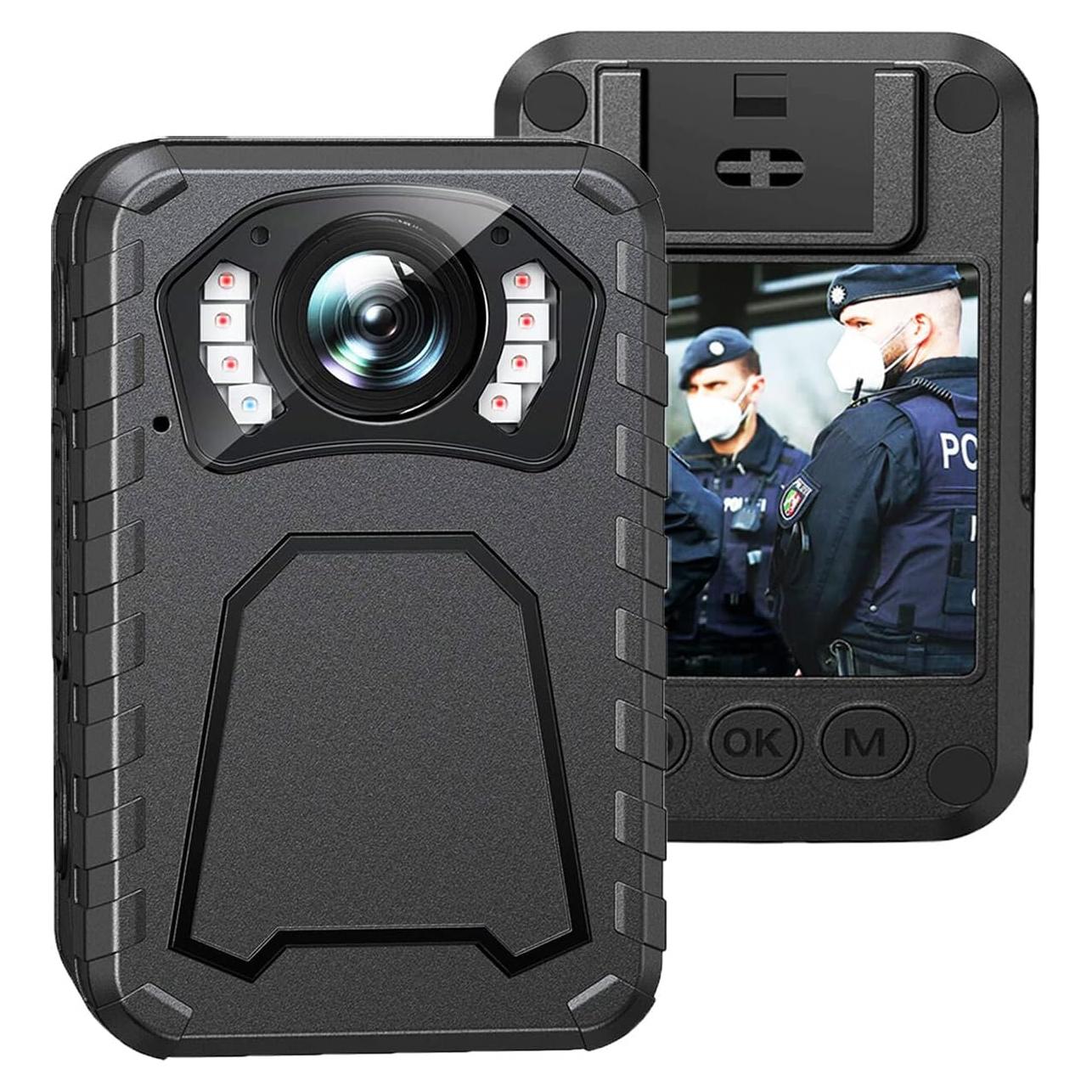 Cámara Corporal JIESUDA 1296P con Audio y Batería de 10h