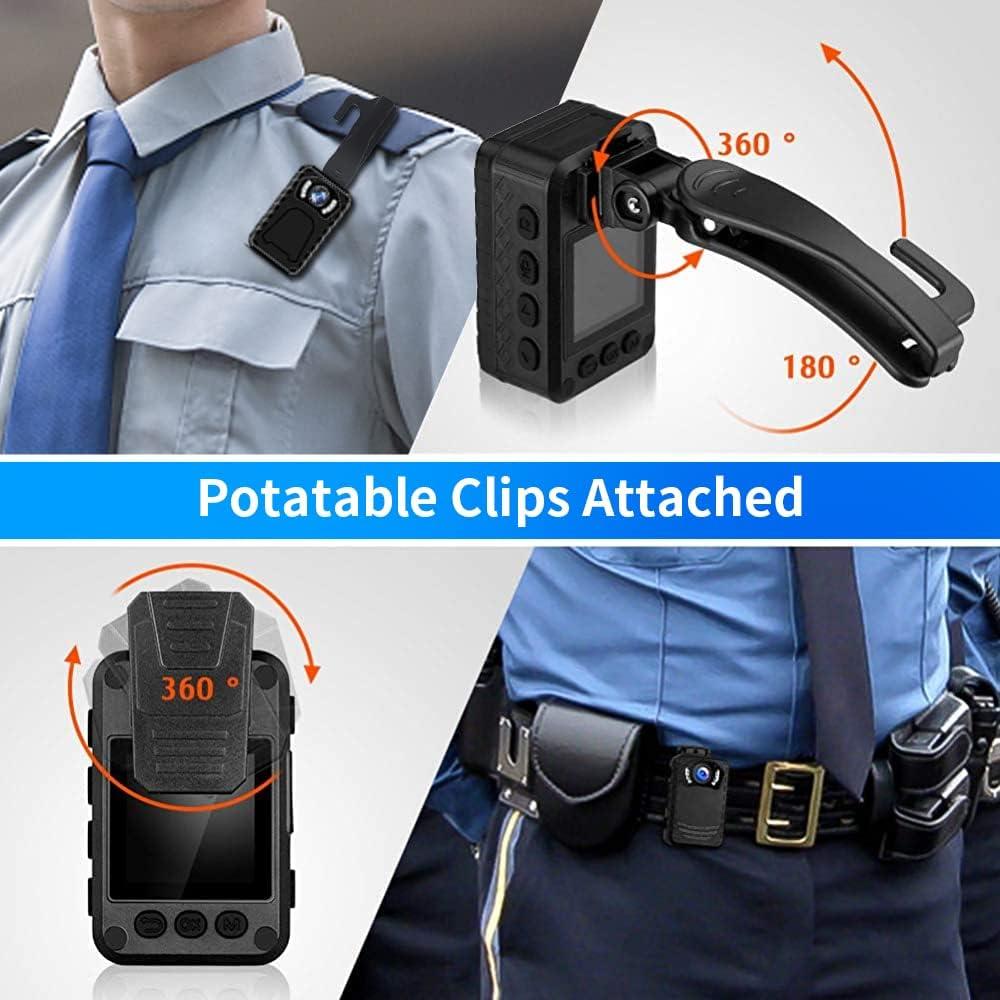 Cámara Corporal JIESUDA 1296P con Audio y Batería de 10h