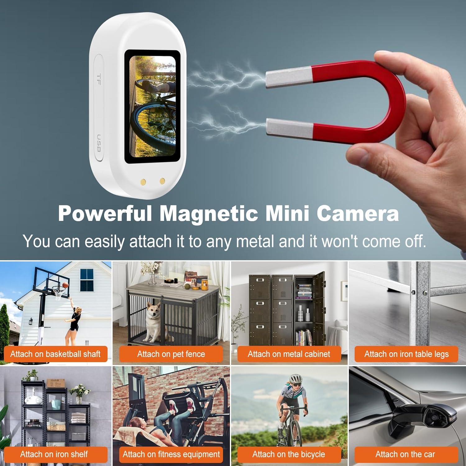 Cámara Mini ZOMFOM T200 1080P Portátil con Collar para Perro