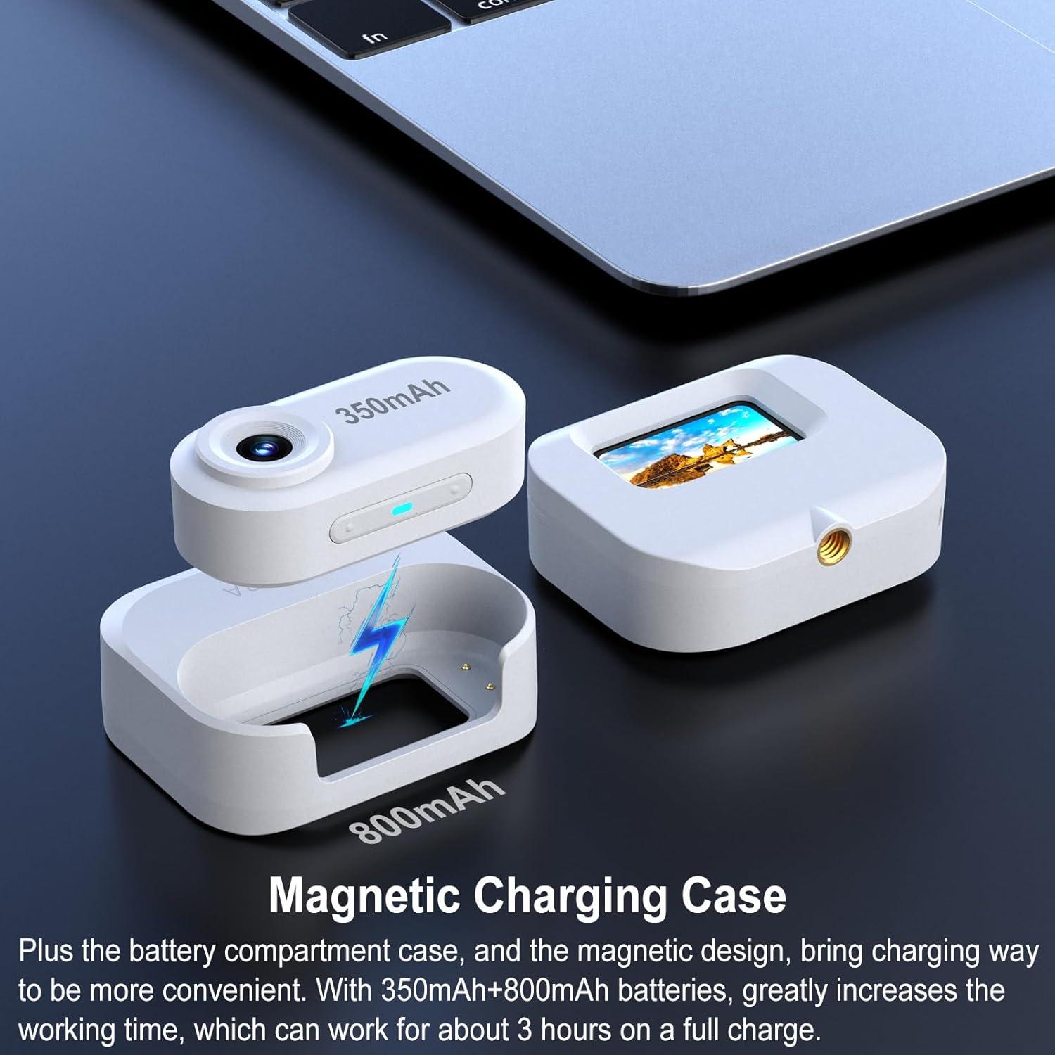 Cámara Mini ZOMFOM T200 1080P Portátil con Collar para Perro