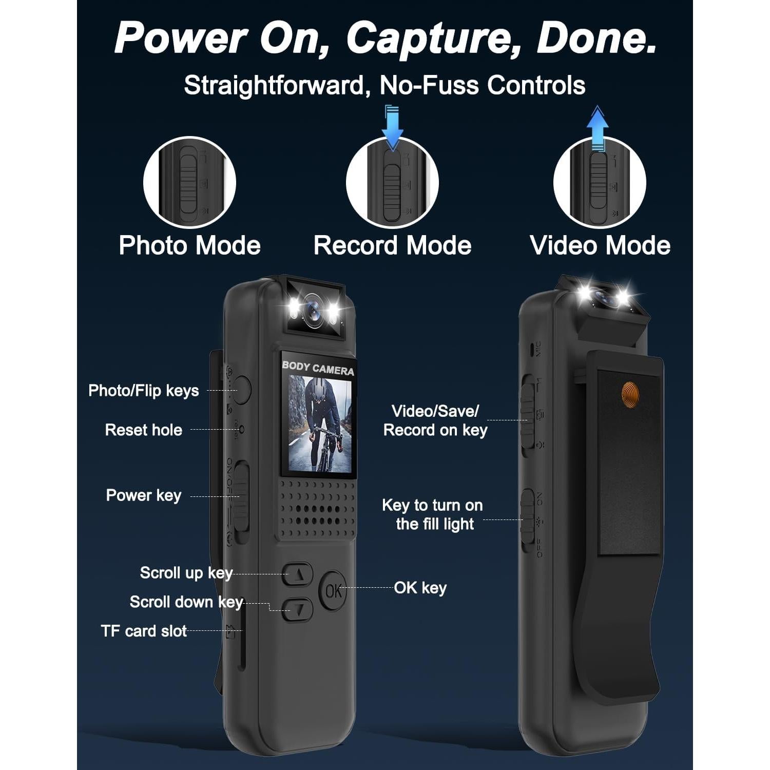 Cámara Deportiva Bextgoo CS15-CA HD 1080P con 64GB