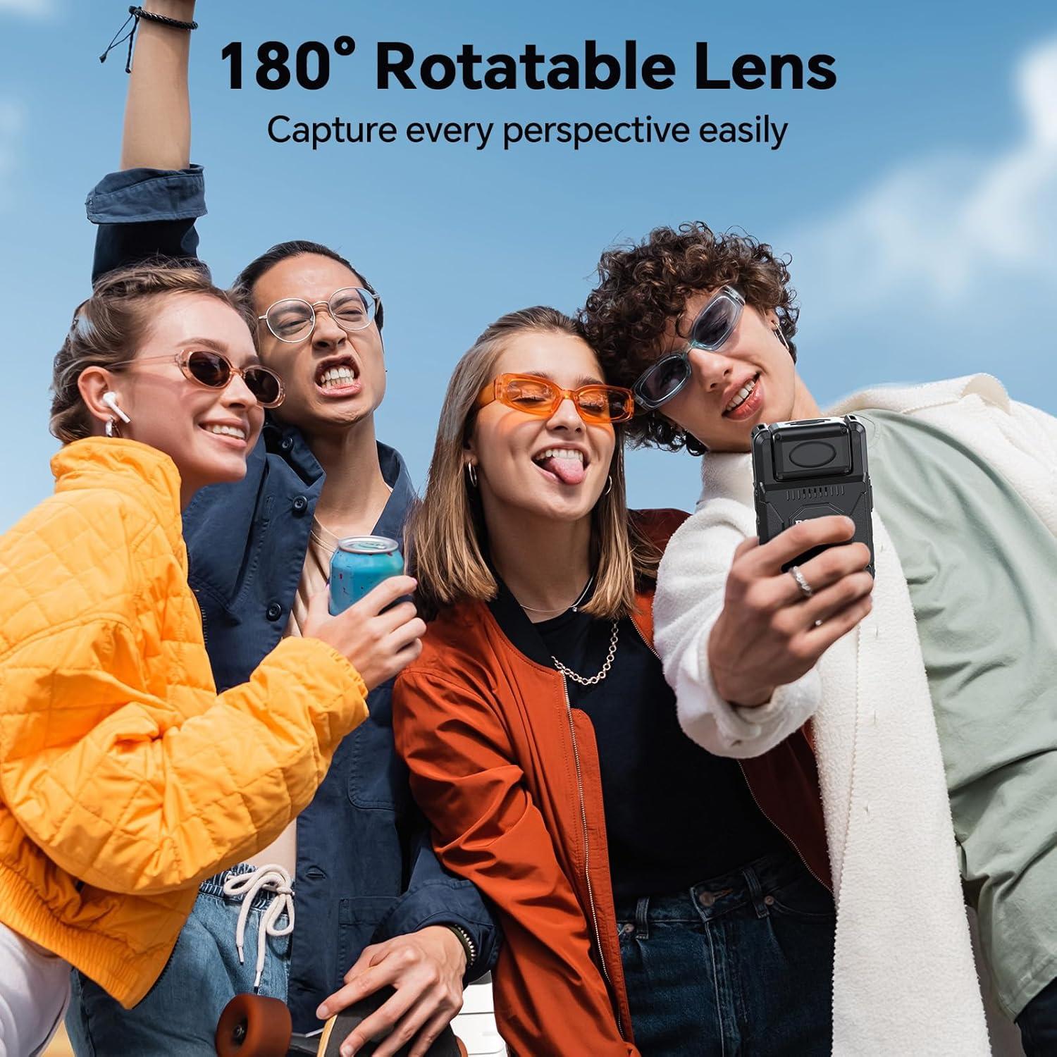 Cámara Corporal BOBLOV M7 128GB 1080P HD con GPS y Batería 4000mAh