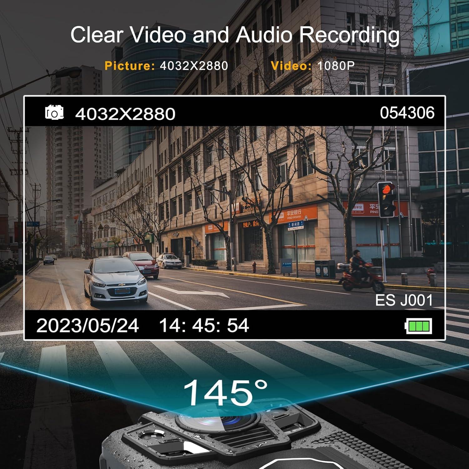 Cámara Corporal Infrarroja 1080P ONCHEER P95 con 64GB