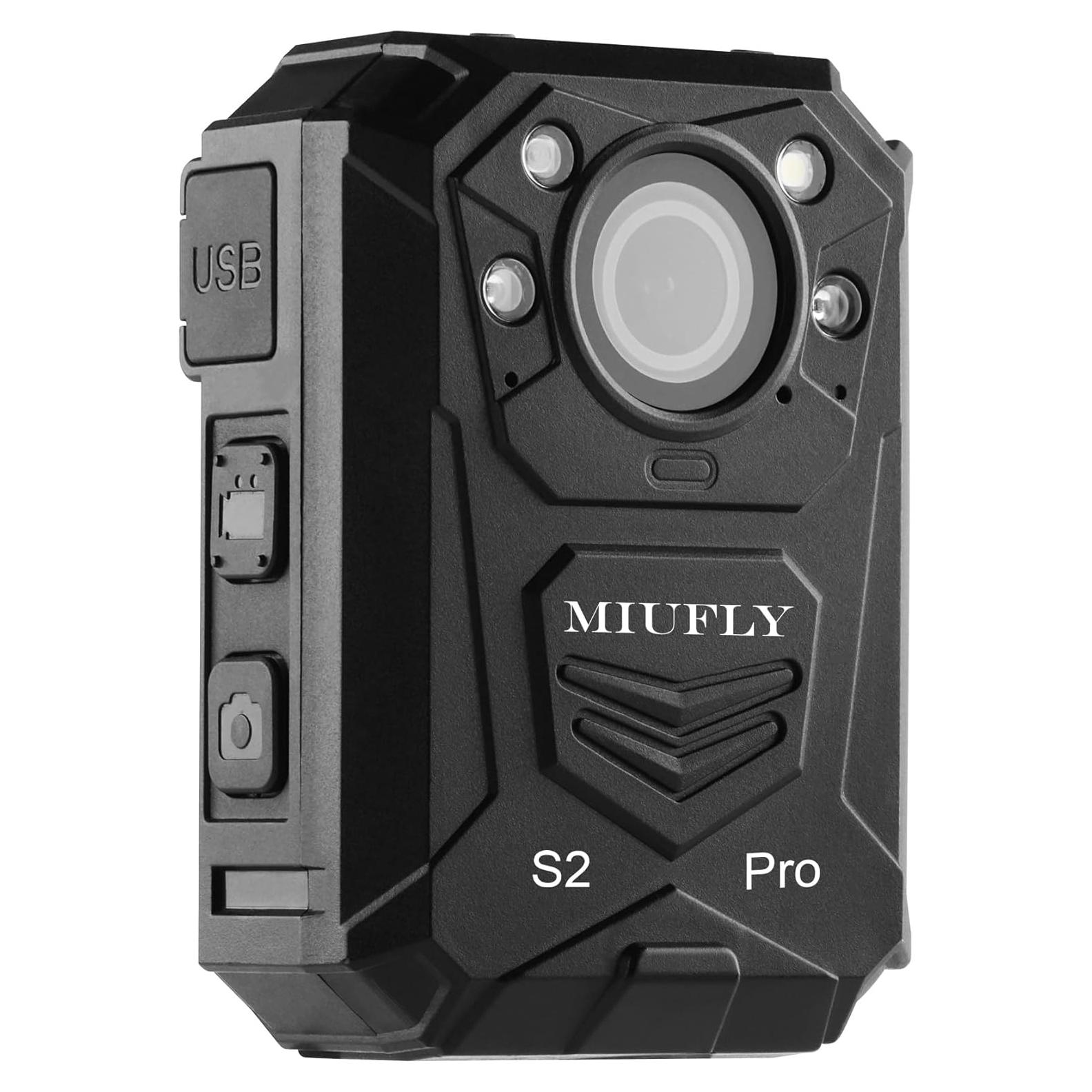 Cámara Portátil MIUFLY S2 Pro 2K con Control por Voz y GPS