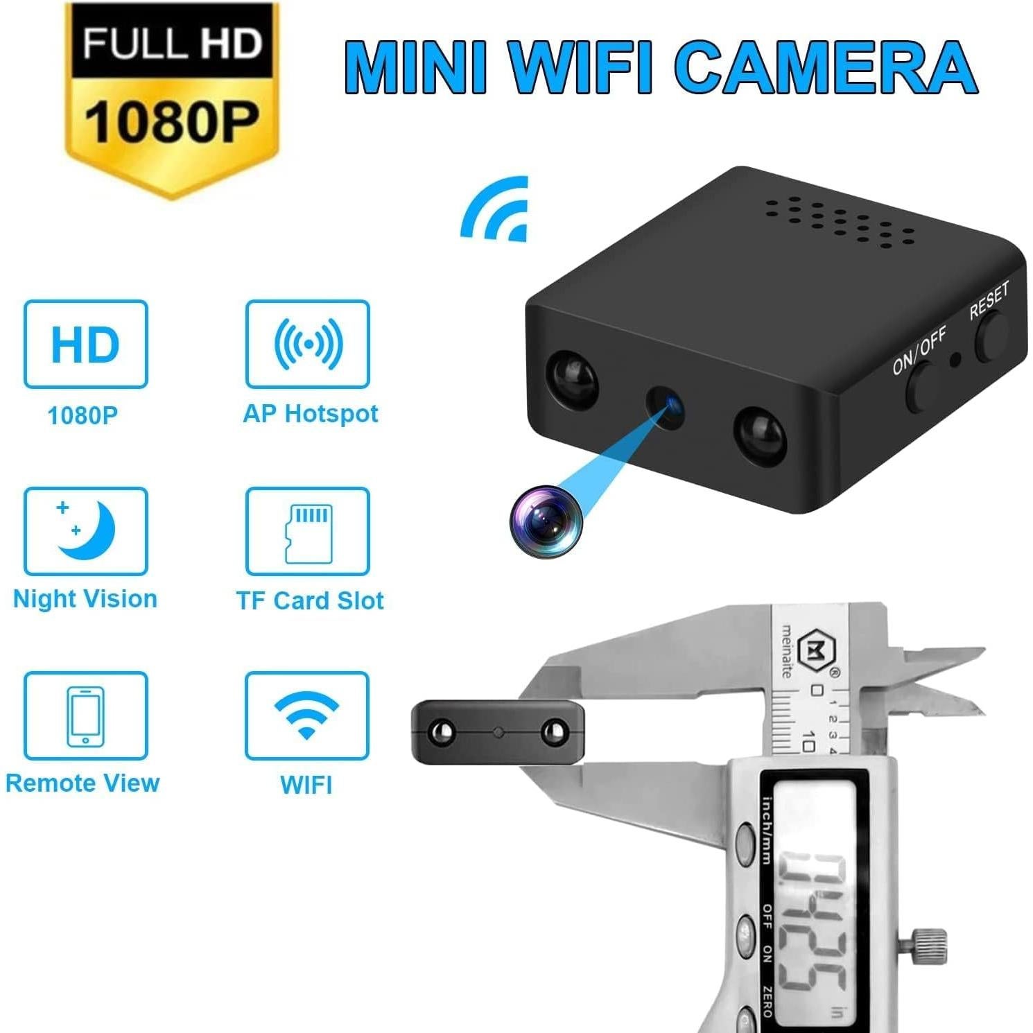 Mini Cámara de Seguridad WiFi Shaopao 1080P con Visión Nocturna
