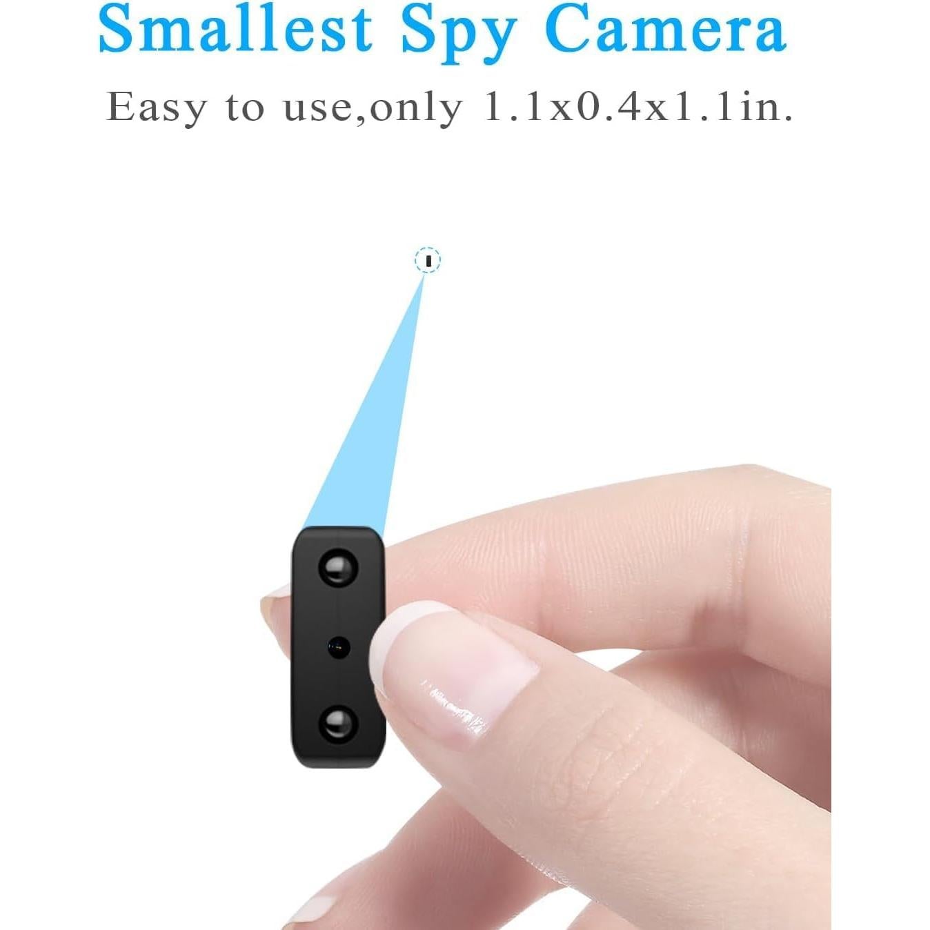 Mini Cámara Espía WiFi Oculta ZMR HD 1080P con Visión Nocturna