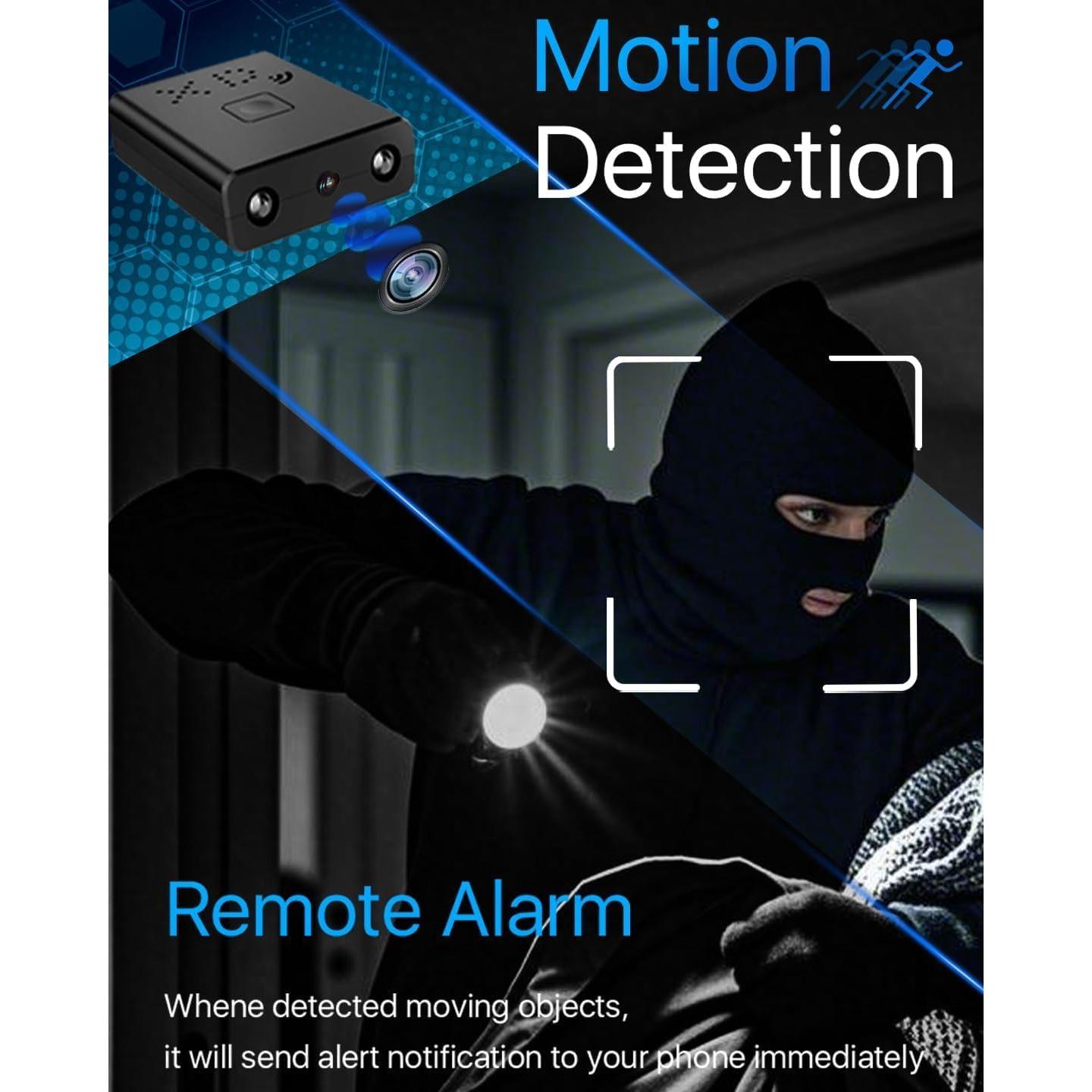 Mini Cámara Espía WiFi Oculta ZMR HD 1080P con Visión Nocturna