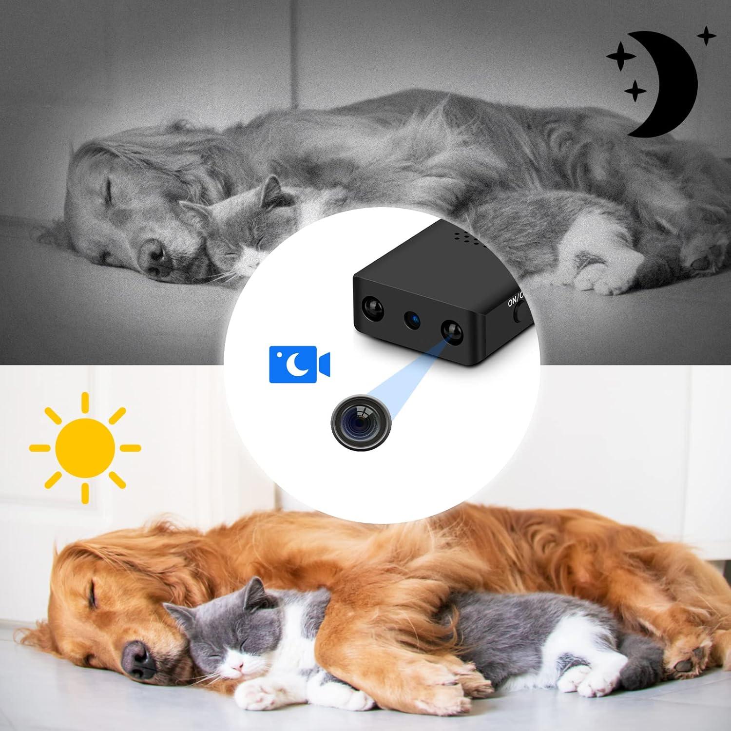 Mini Cámara Espía Oculta Shalapovar 1080P Wi-Fi para Vigilancia