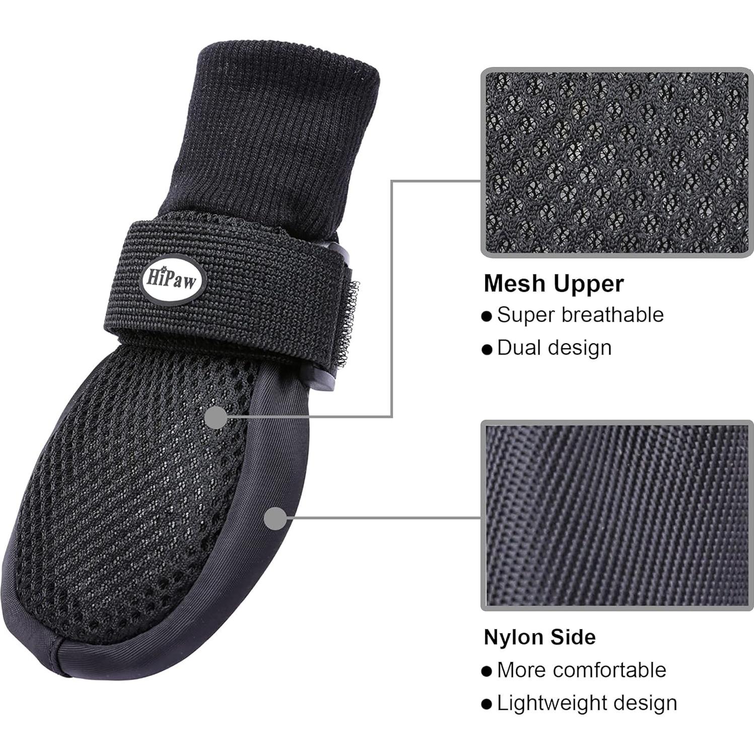 Botas Transpirables Hipaw para Perros Medianos y Grandes - Antideslizantes