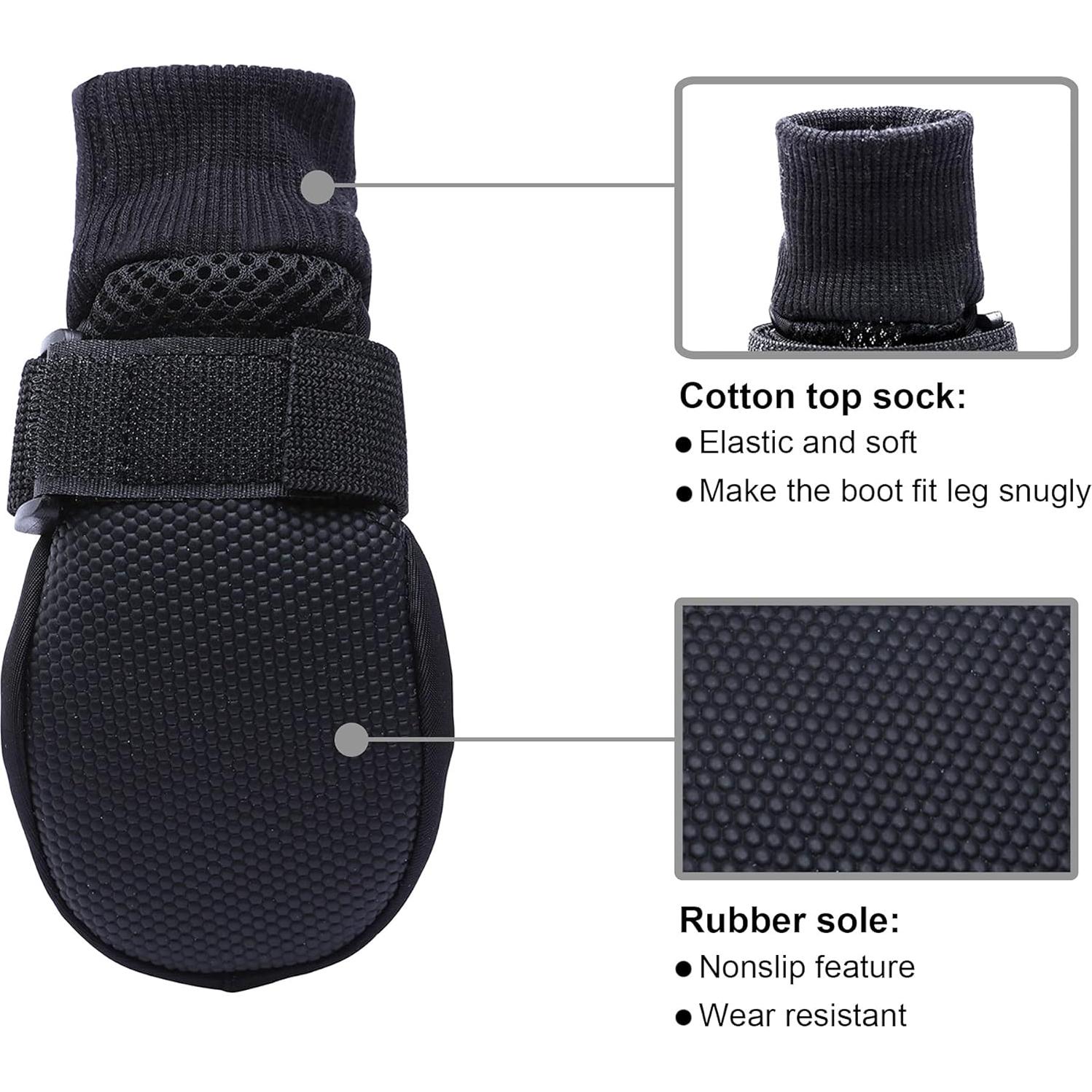 Botas Transpirables Hipaw para Perros Medianos y Grandes - Antideslizantes