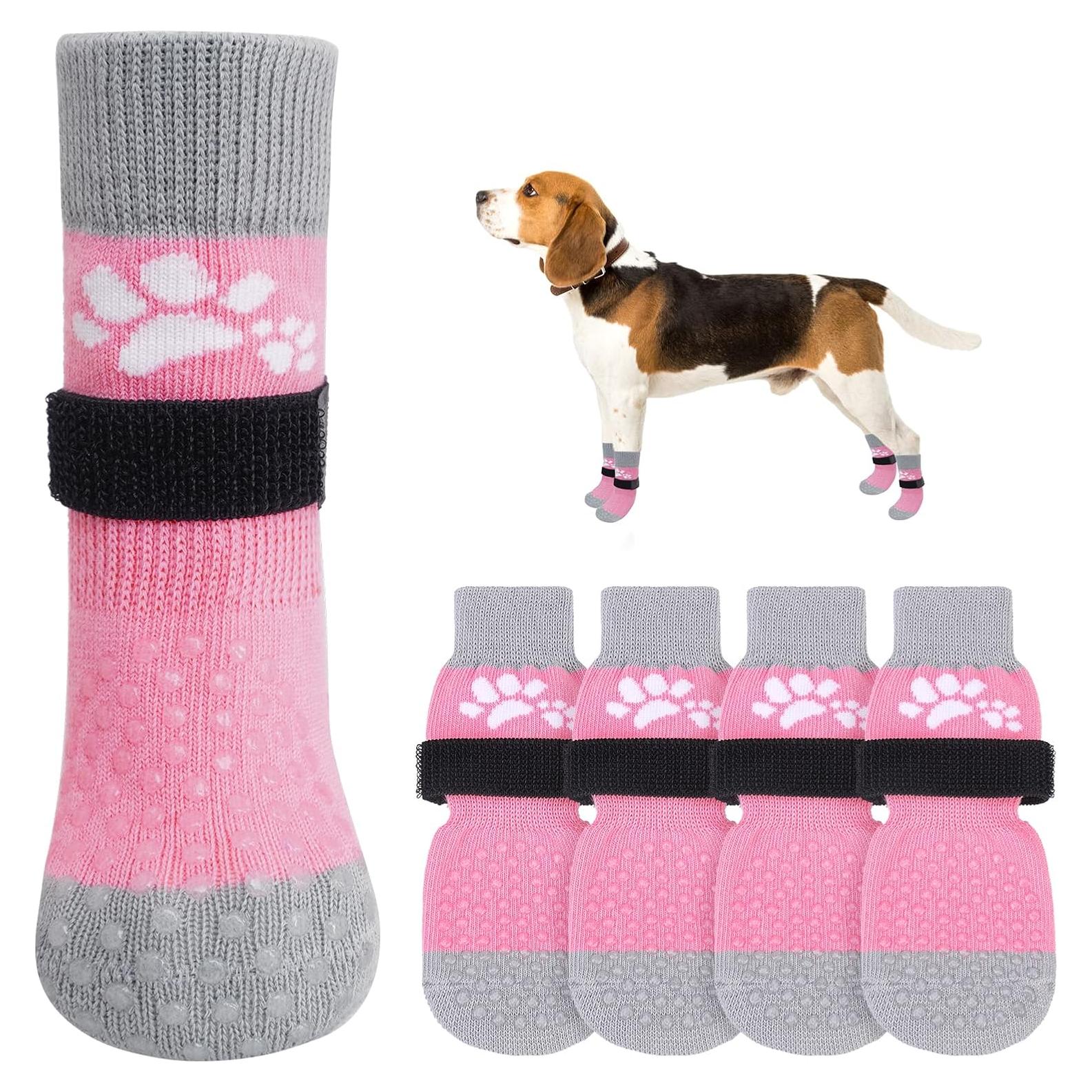Calcetines Antideslizantes SCENEREAL para Perros - Tamaño S