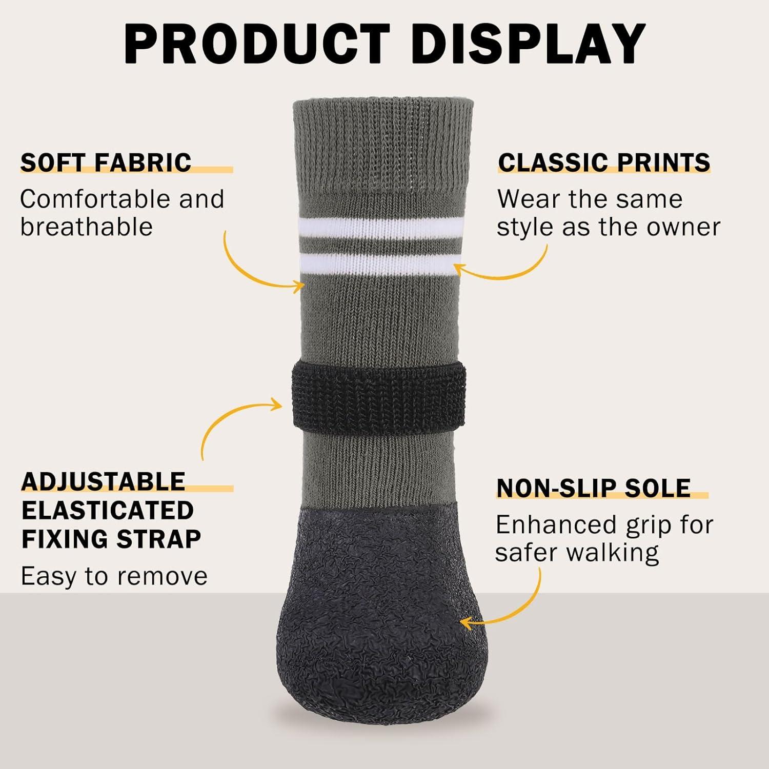 Botas Antideslizantes para Perros SCENEREAL Talla M Impermeables