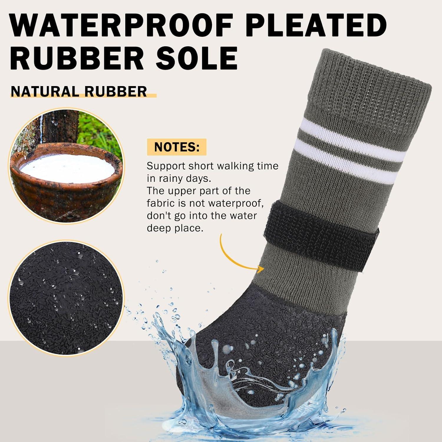 Botas Antideslizantes para Perros SCENEREAL Talla M Impermeables