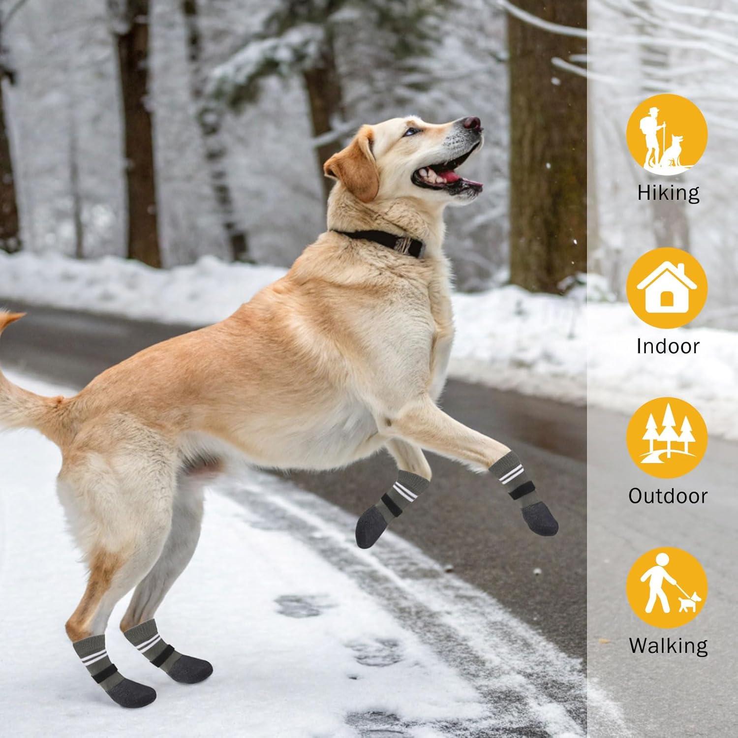 Botas Antideslizantes para Perros SCENEREAL Talla M Impermeables