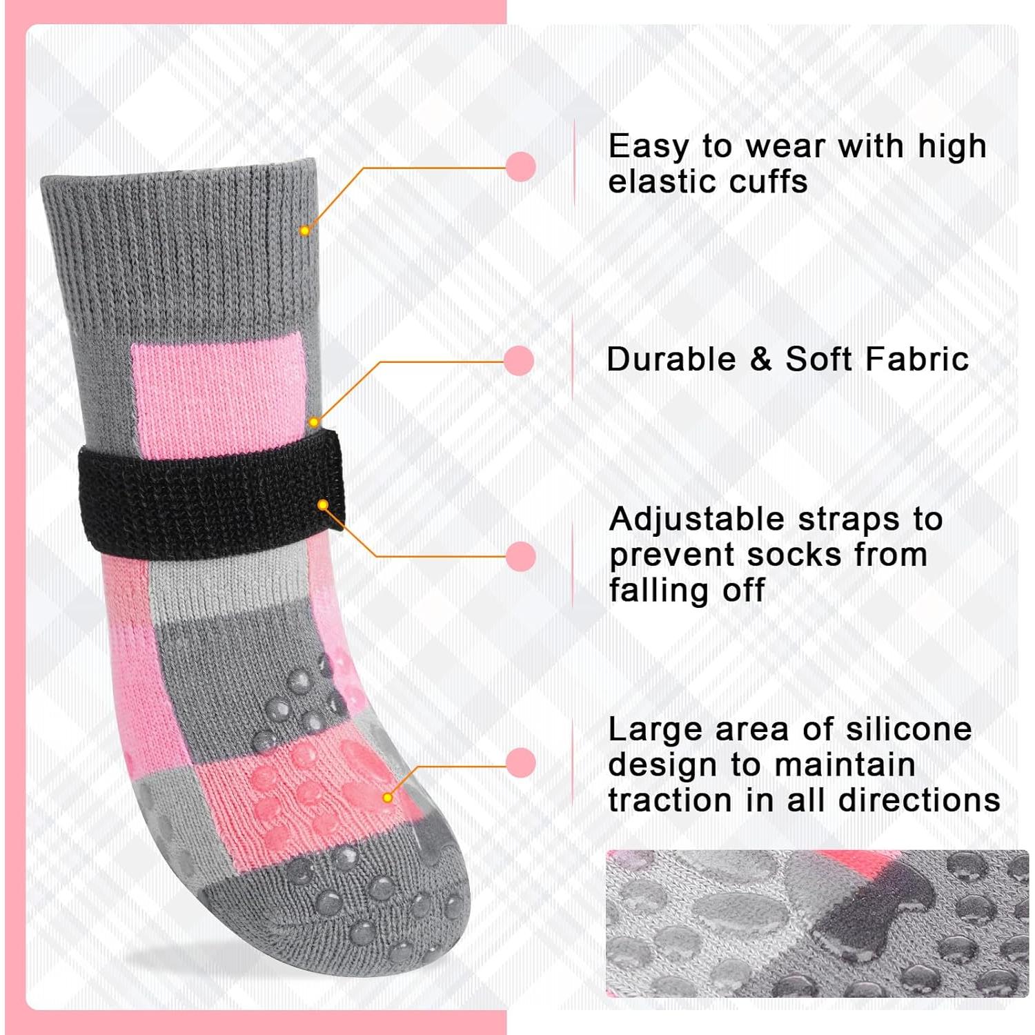 Calcetines Antideslizantes para Perros BEAUTYZOO - Talla L