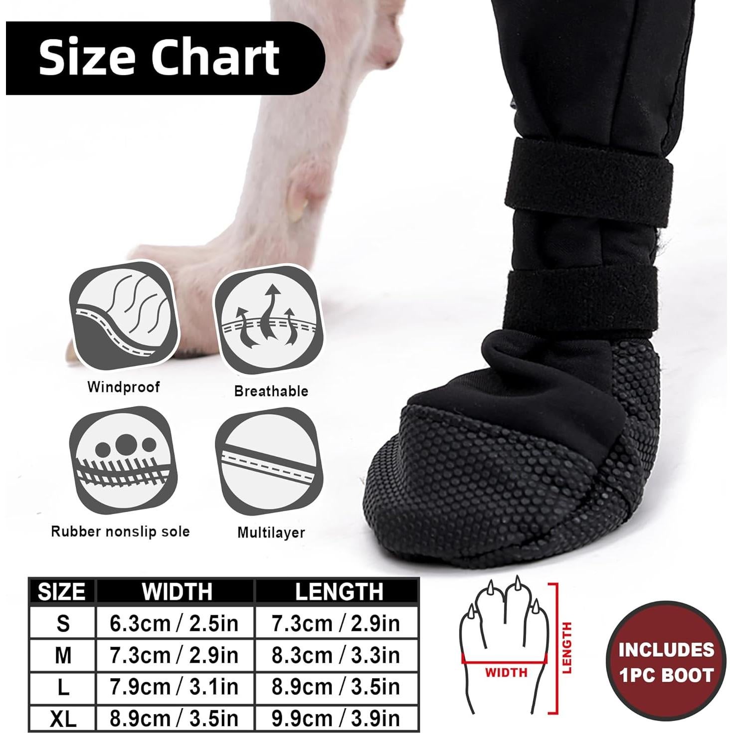 Bota de Recuperación para Perros Junchl XL Antideslizante