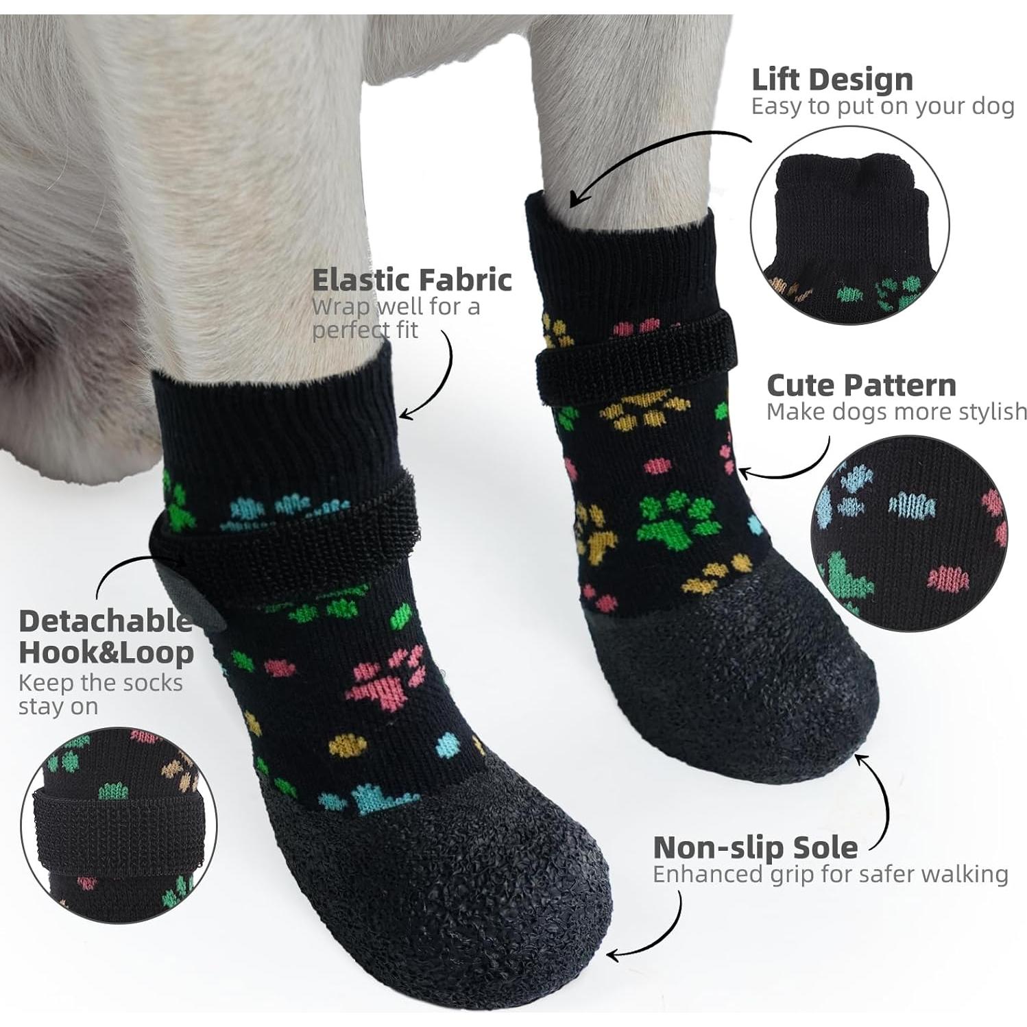 Botas Antideslizantes para Perros PUPTECK - Protección Patas Grande