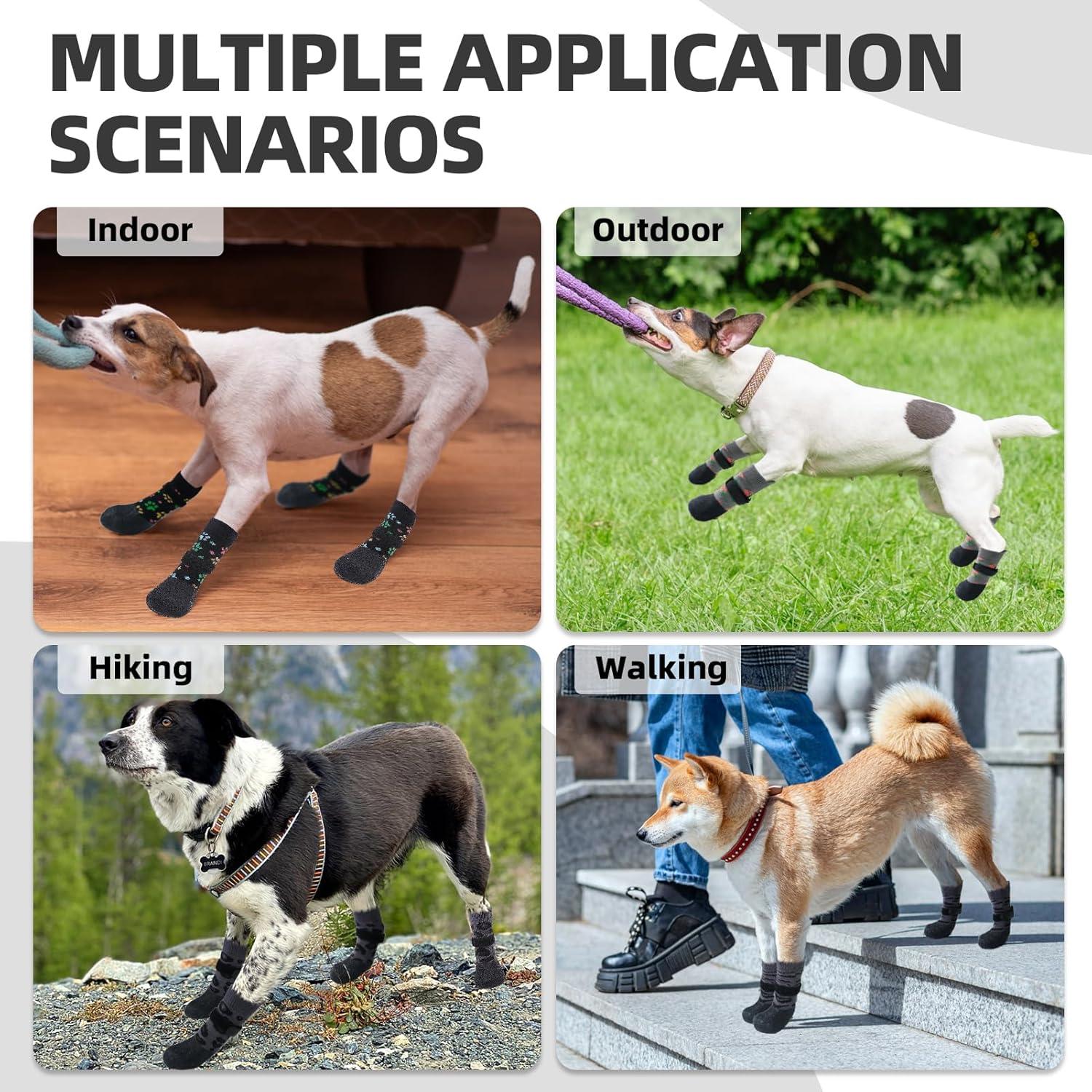 Botas Antideslizantes para Perros PUPTECK - Protección Patas Grande