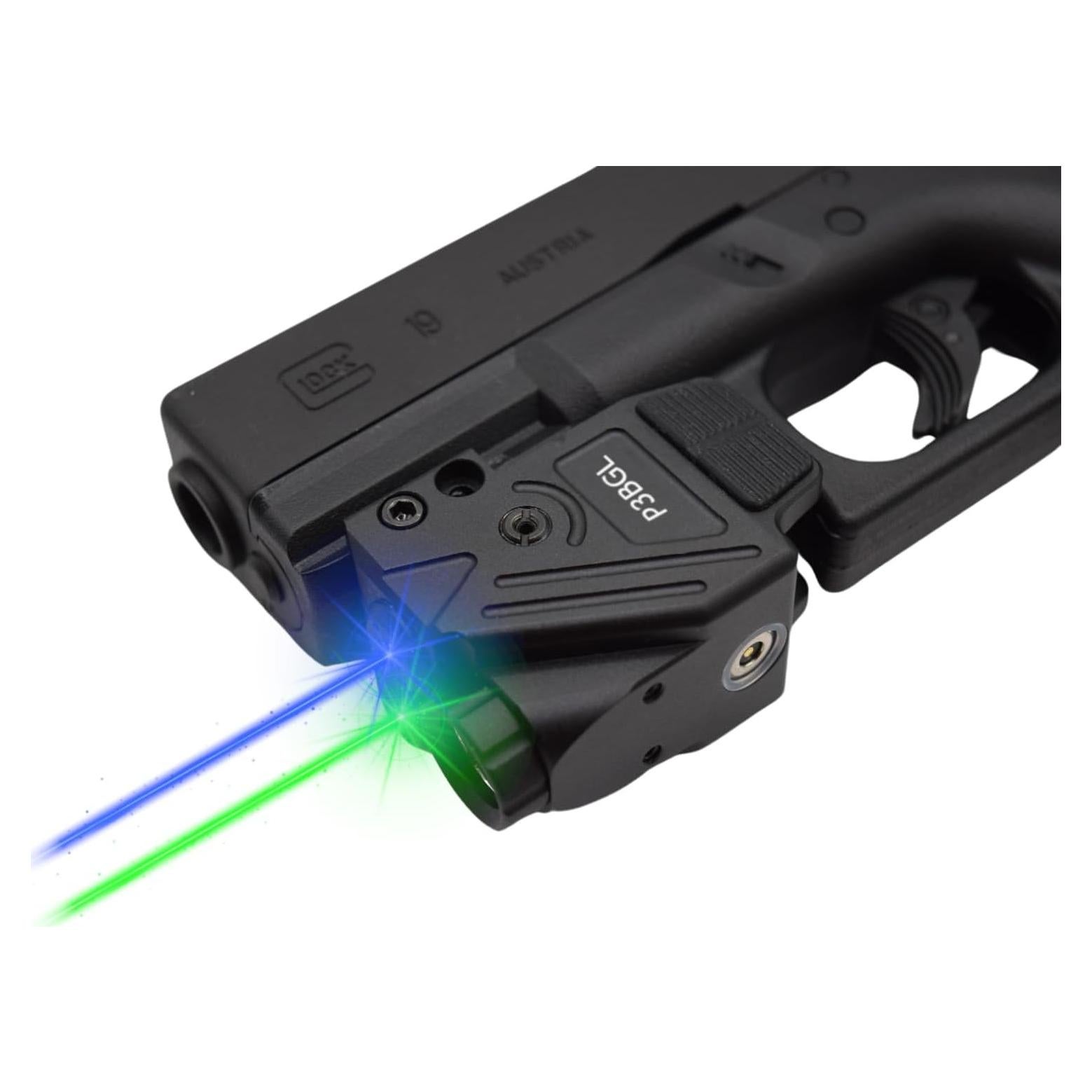 Linterna HiLight Tactical P3BGL 500 Lúmenes LED y Láser Azul/Verde