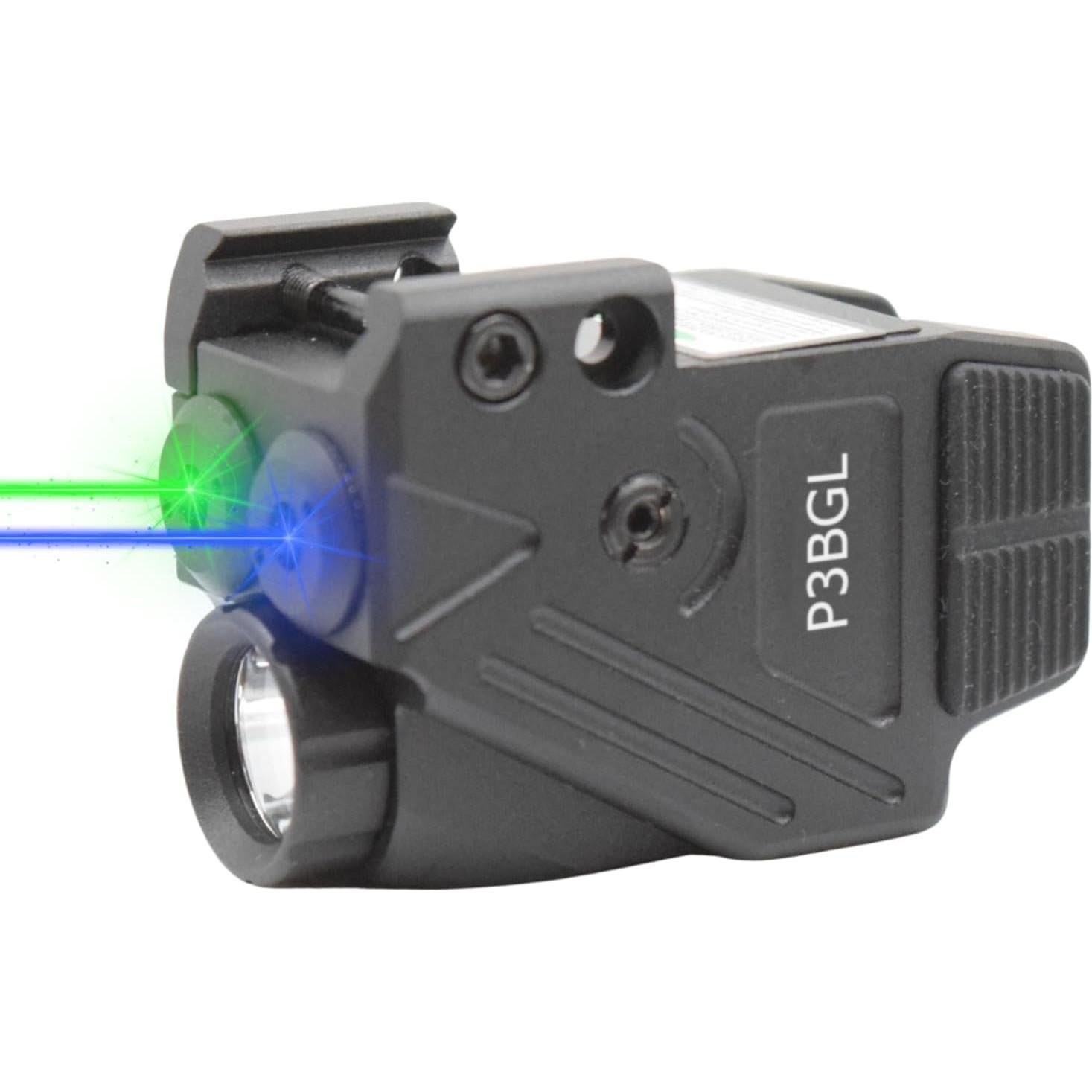 Linterna HiLight Tactical P3BGL 500 Lúmenes LED y Láser Azul/Verde