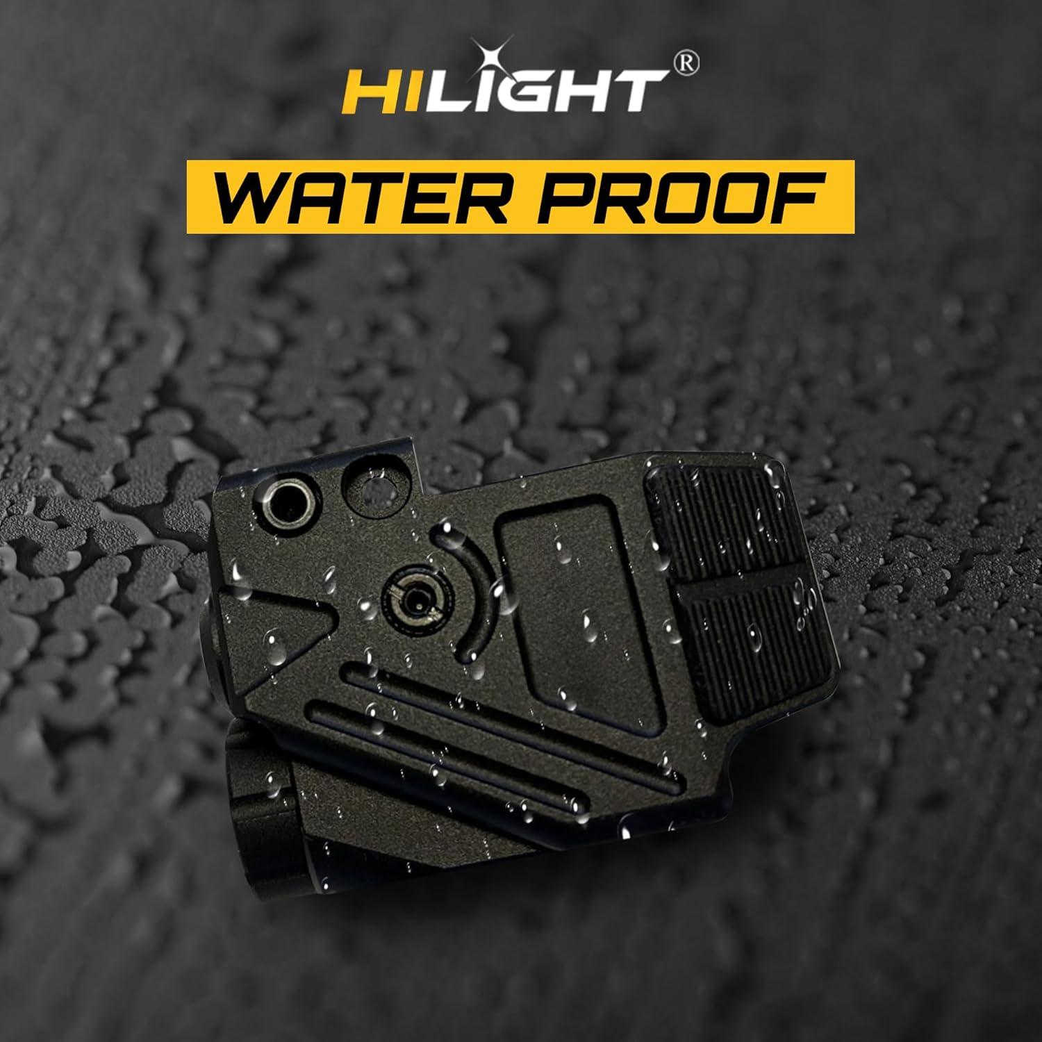 Linterna HiLight Tactical P3BGL 500 Lúmenes LED y Láser Azul/Verde